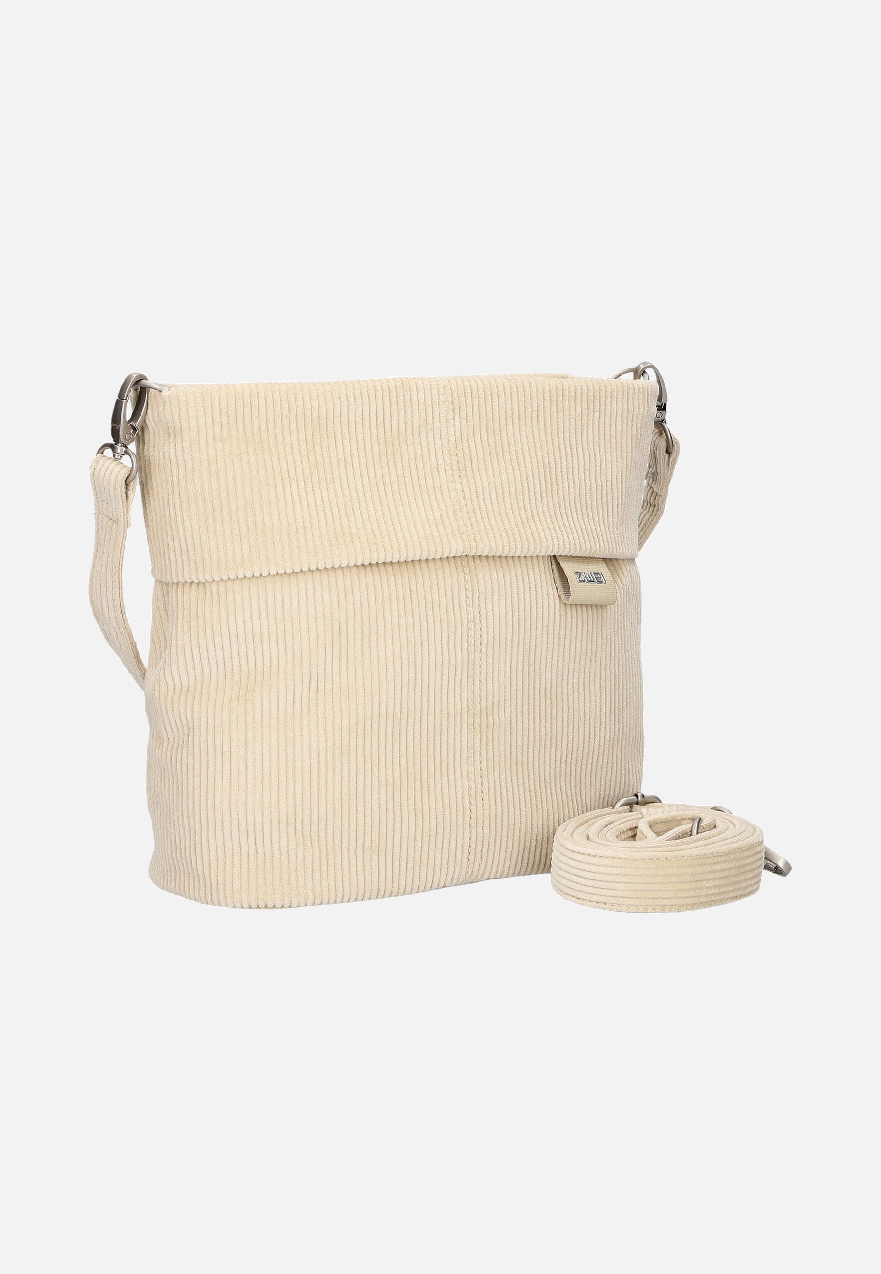 zwei Mademoiselle M8 Cord/Creme Beuteltasche