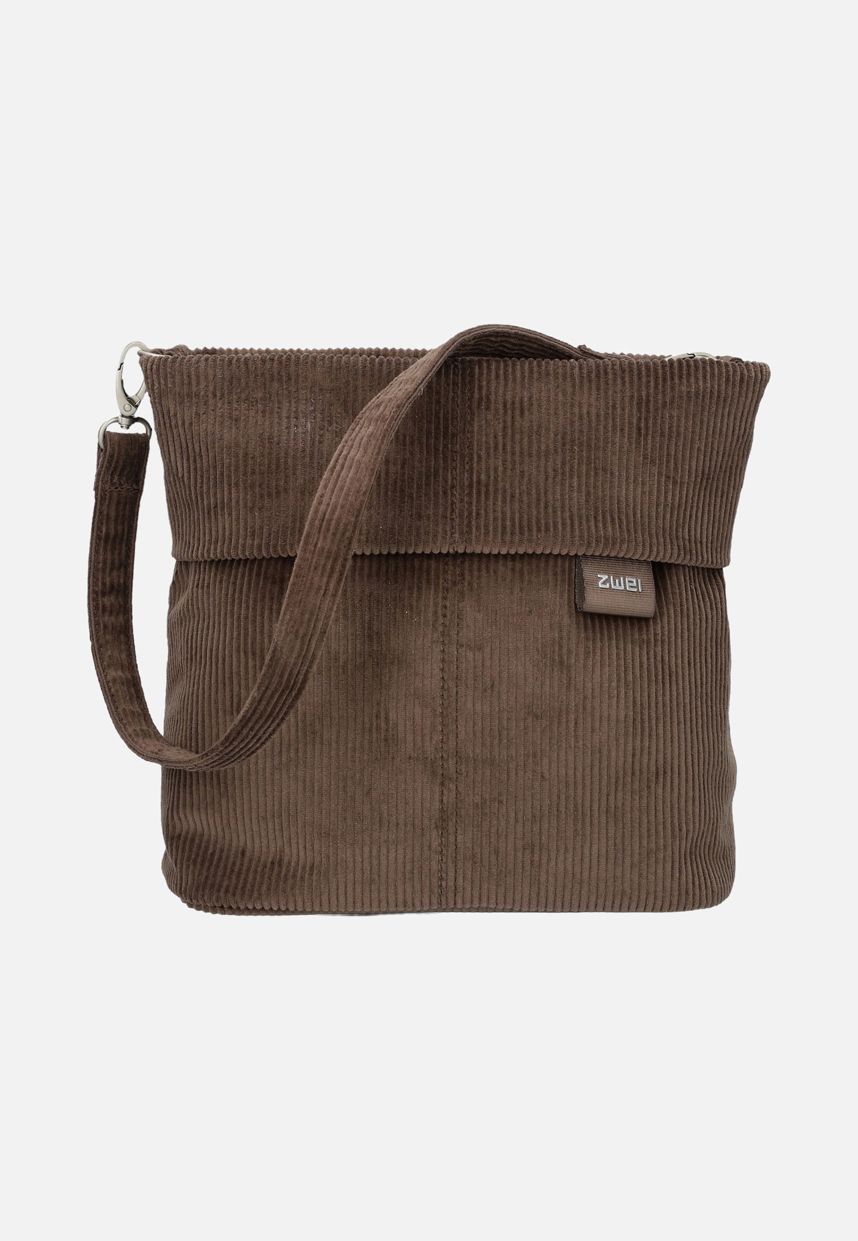 zwei Mademoiselle M8 Cord/Wood Beuteltasche