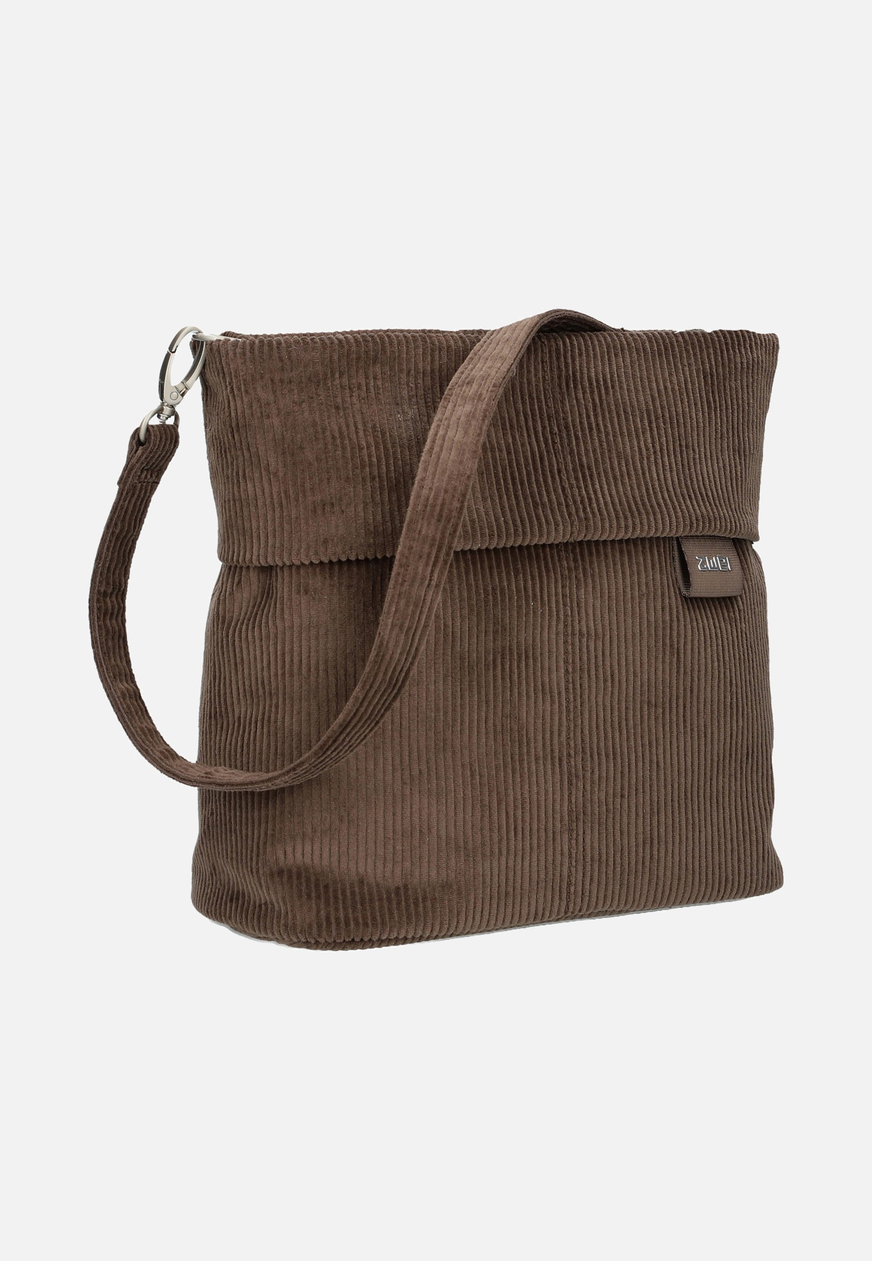 zwei Mademoiselle M8 Cord/Wood Beuteltasche