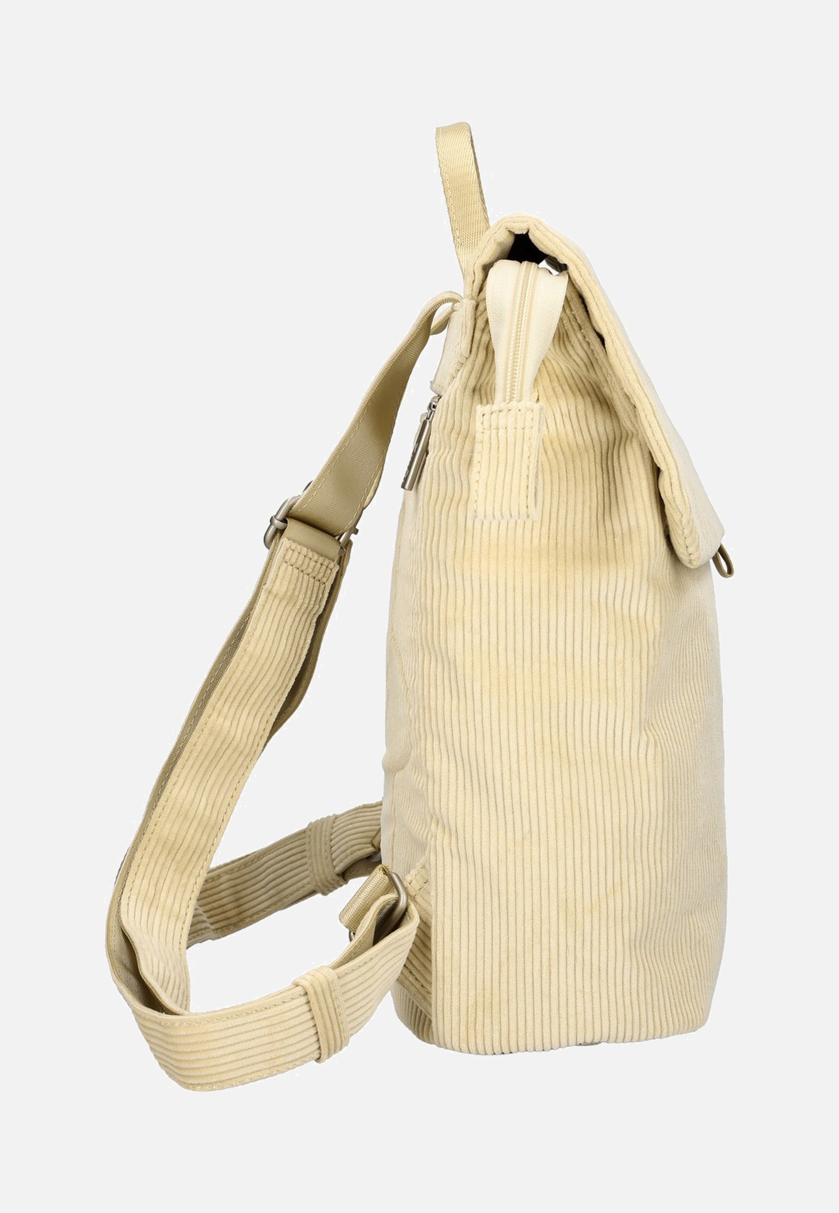 zwei Mademoiselle MR13 Cord/Creme Rucksack