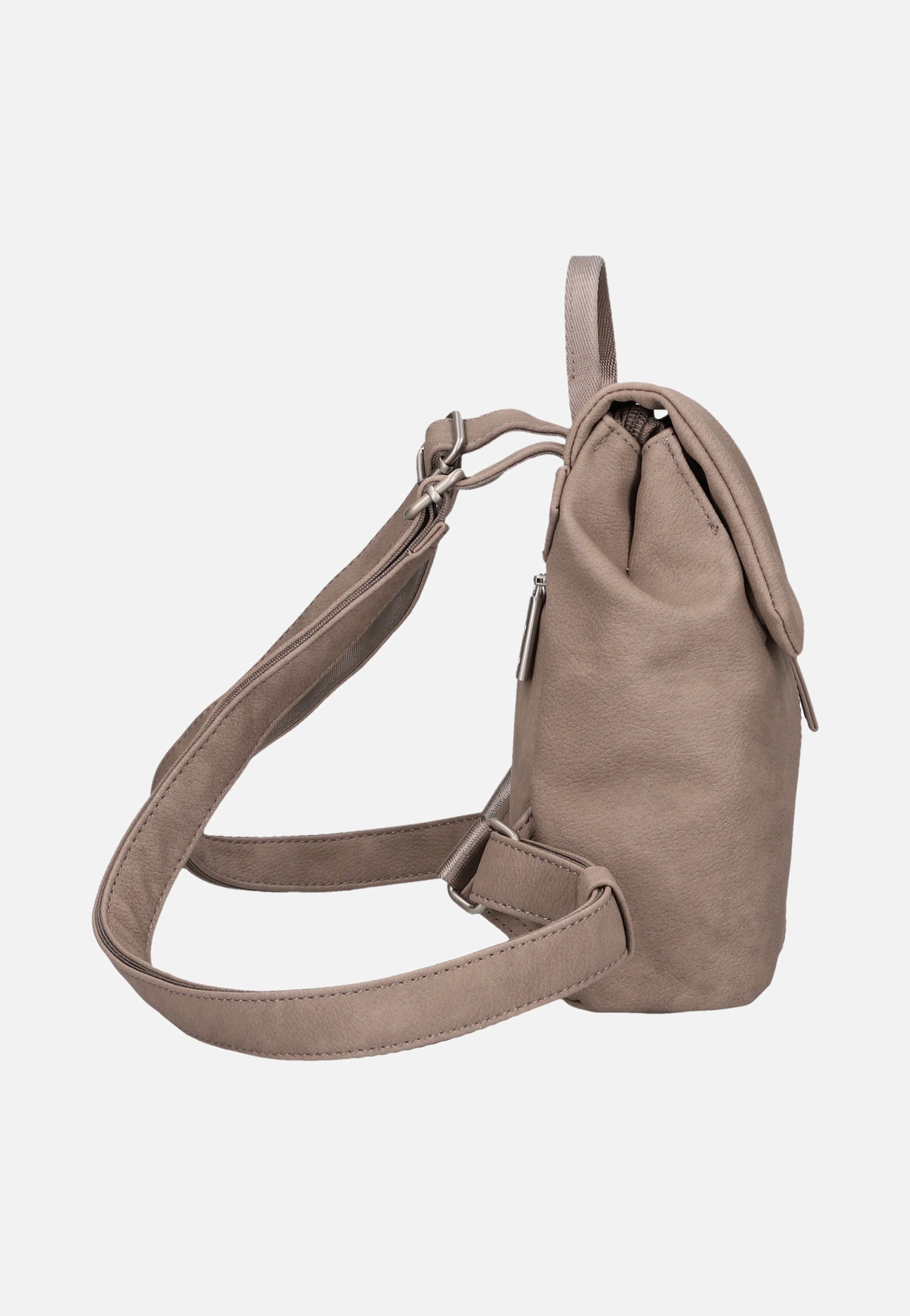 zwei Mademoiselle MR45 Nubuk/Cappuccino Rucksack