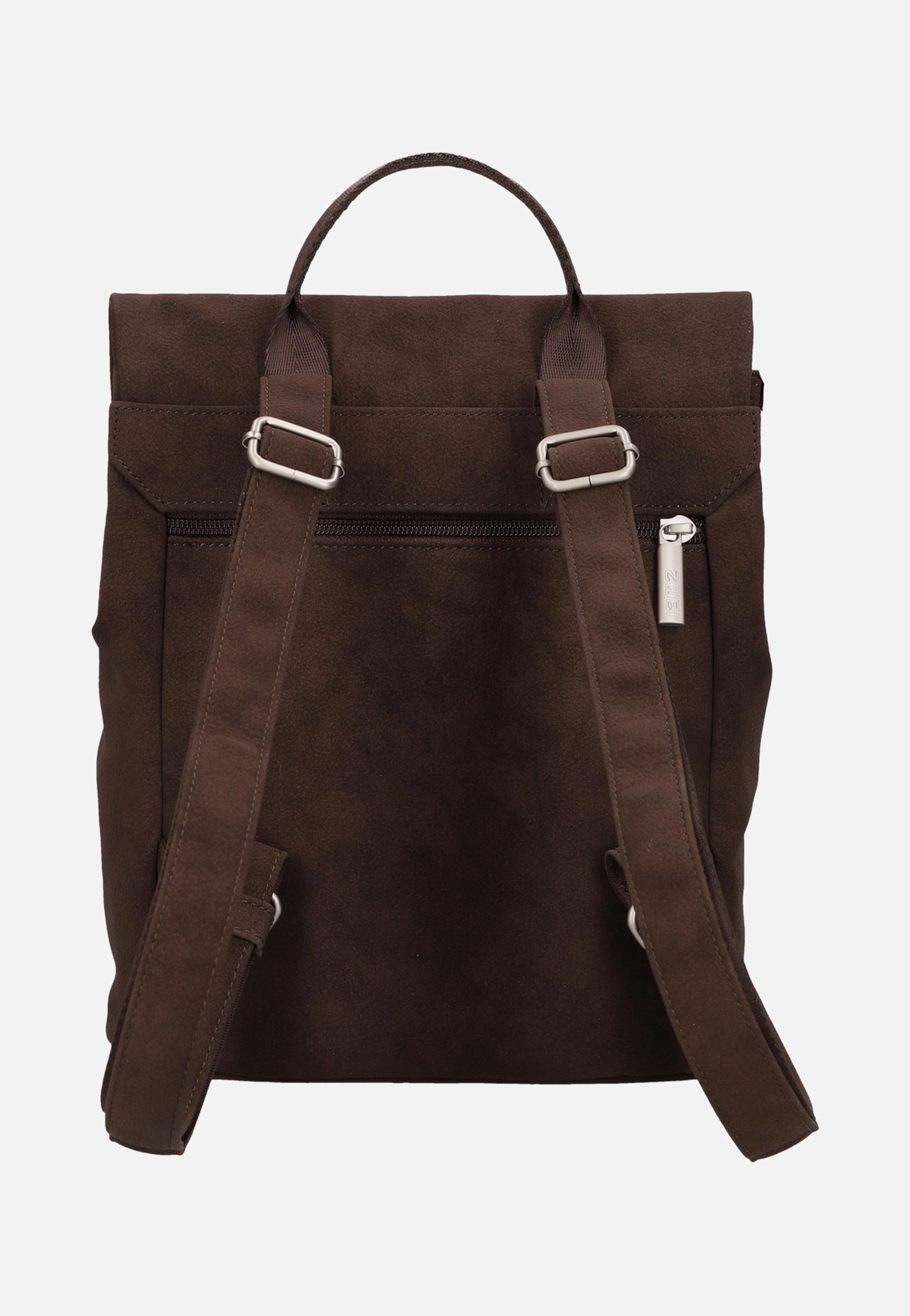 zwei Mademoiselle MR8 Nubuk/Espresso Rucksack