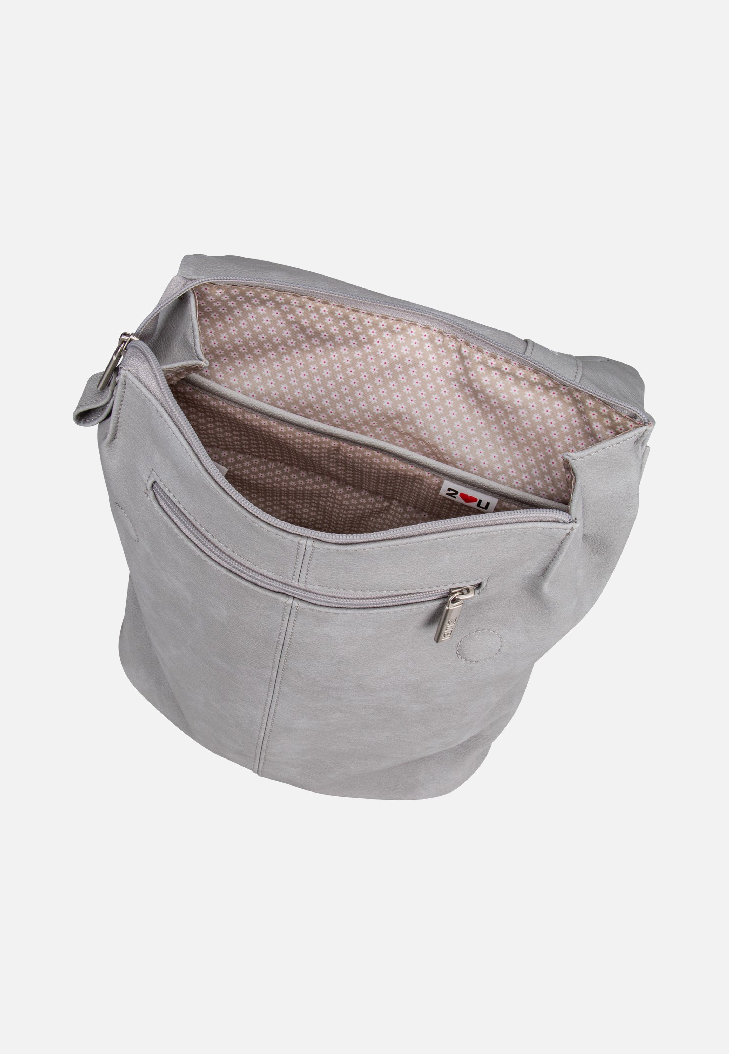 zwei Mademoiselle MR13 Nubuk/Ice Rucksack