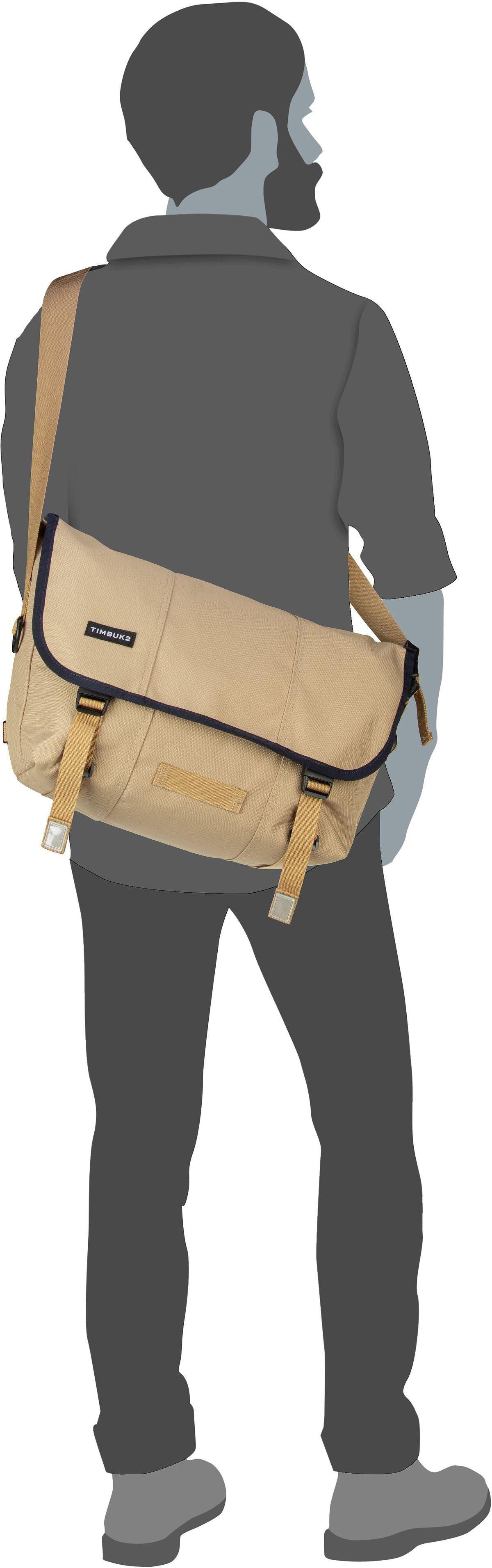 Timbuk2 Classic M Eco Army Pop Messenger Bag – Silhouettenansicht