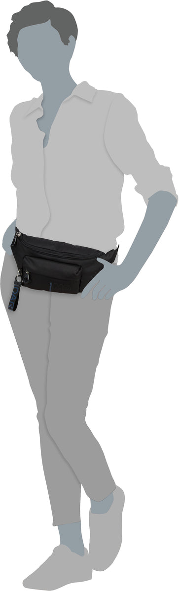 Mandarina Duck MD20 QMMM1 Steel Bauchtasche – Silhouettenansicht