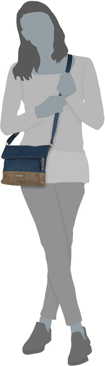 zwei Olli OT6 Stone Beuteltasche – Silhouettenansicht