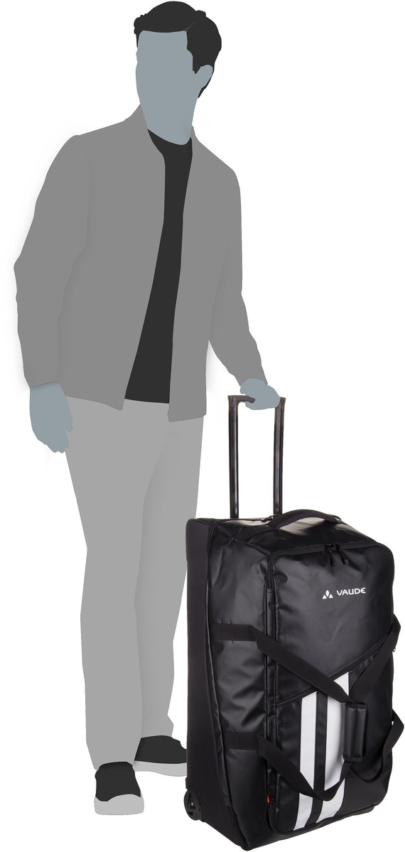 Vaude Rotuma 90 Black Travel Bag – Silhouettenansicht
