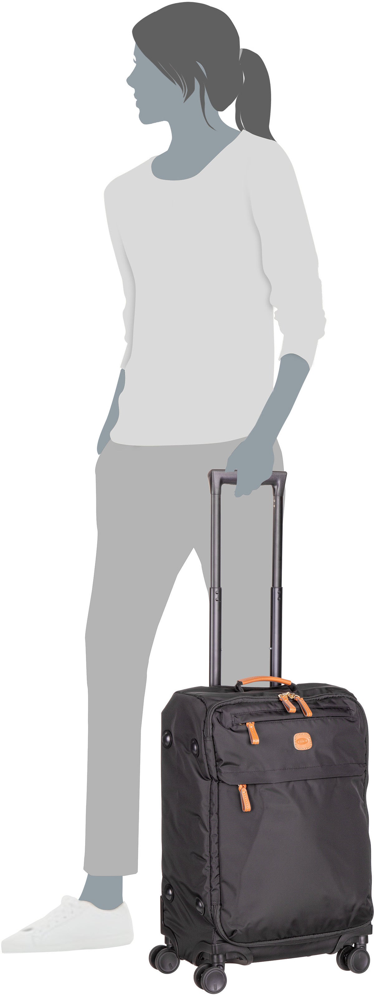 Bric's X-Travel 58117 Oliva Koffer – Silhouettenansicht