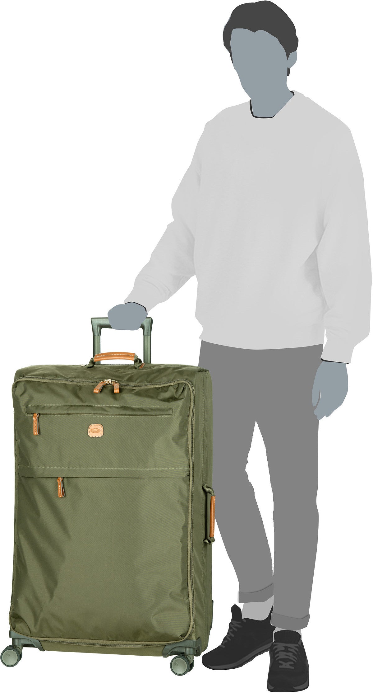 Bric's X-Travel 58145 Oliva Koffer – Silhouettenansicht