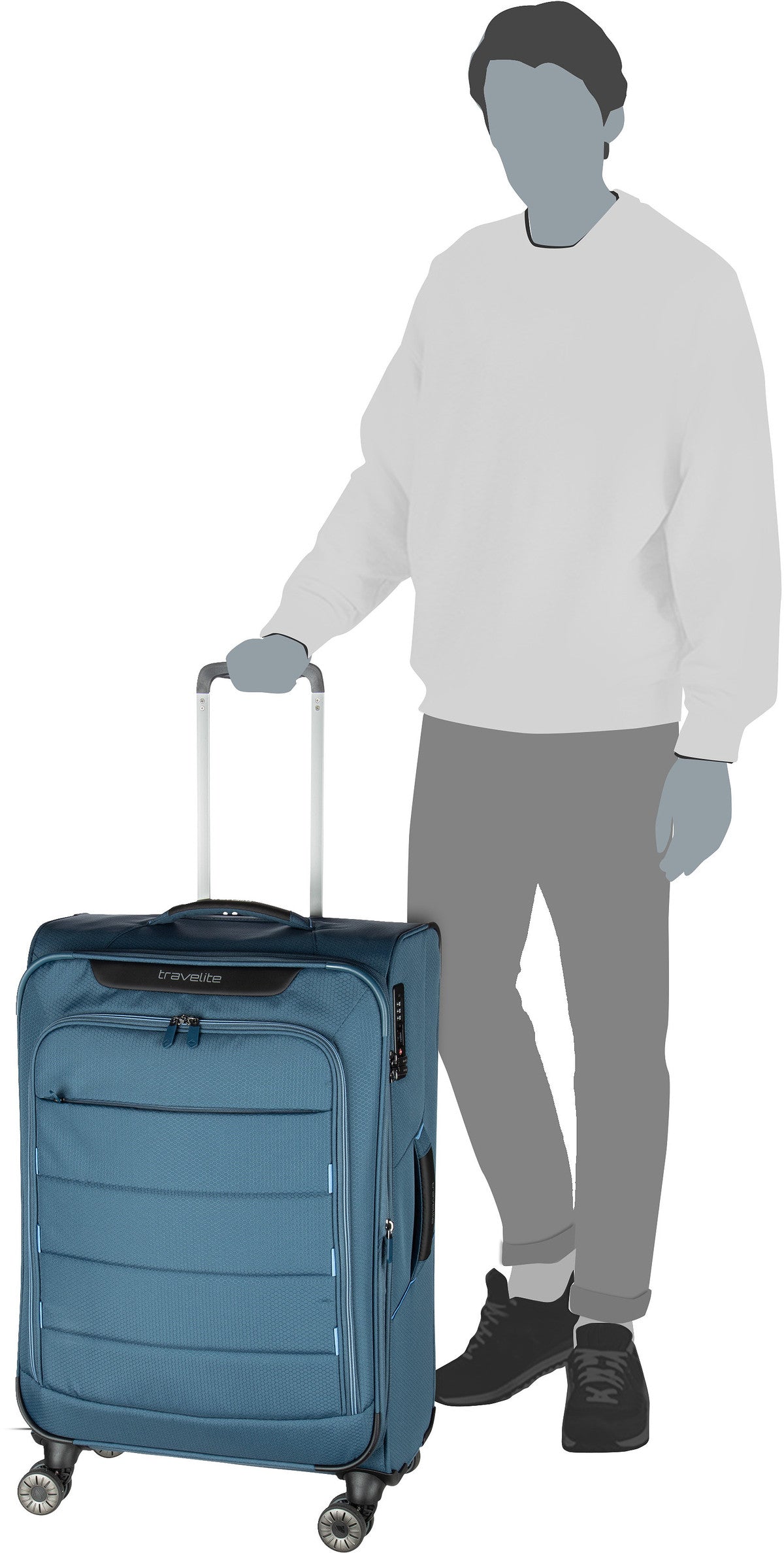 Travelite SKAII 4W Trolley S – Reisetasche, Abendrot, Unisex, One Size