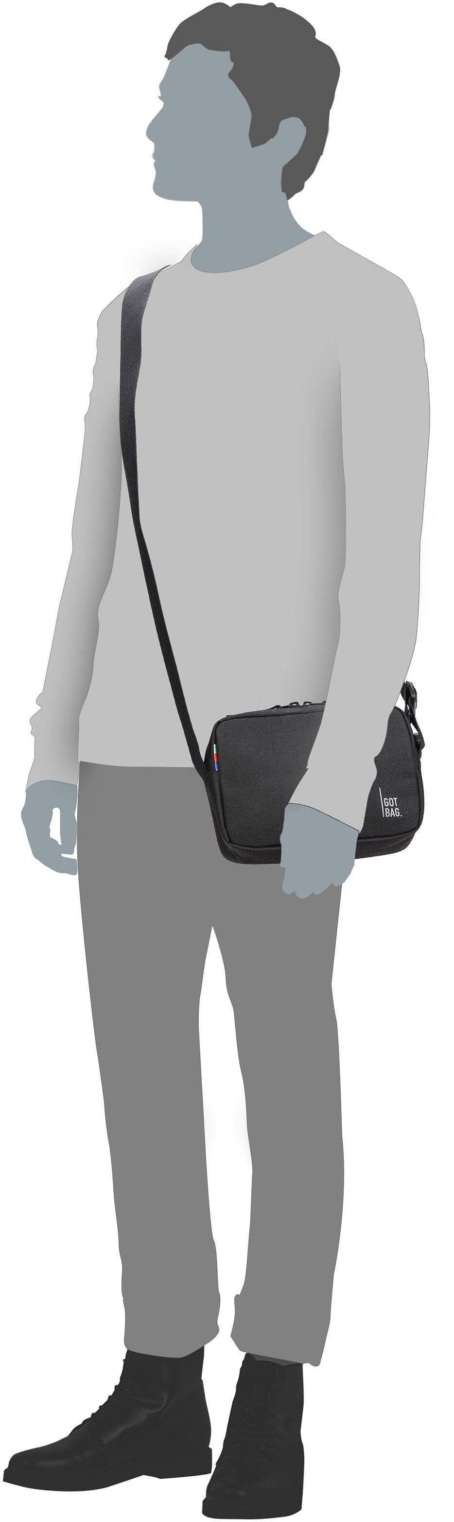 GOT BAG Crossbody Bag Soft Shell Crossbody Bag – Silhouettenansicht