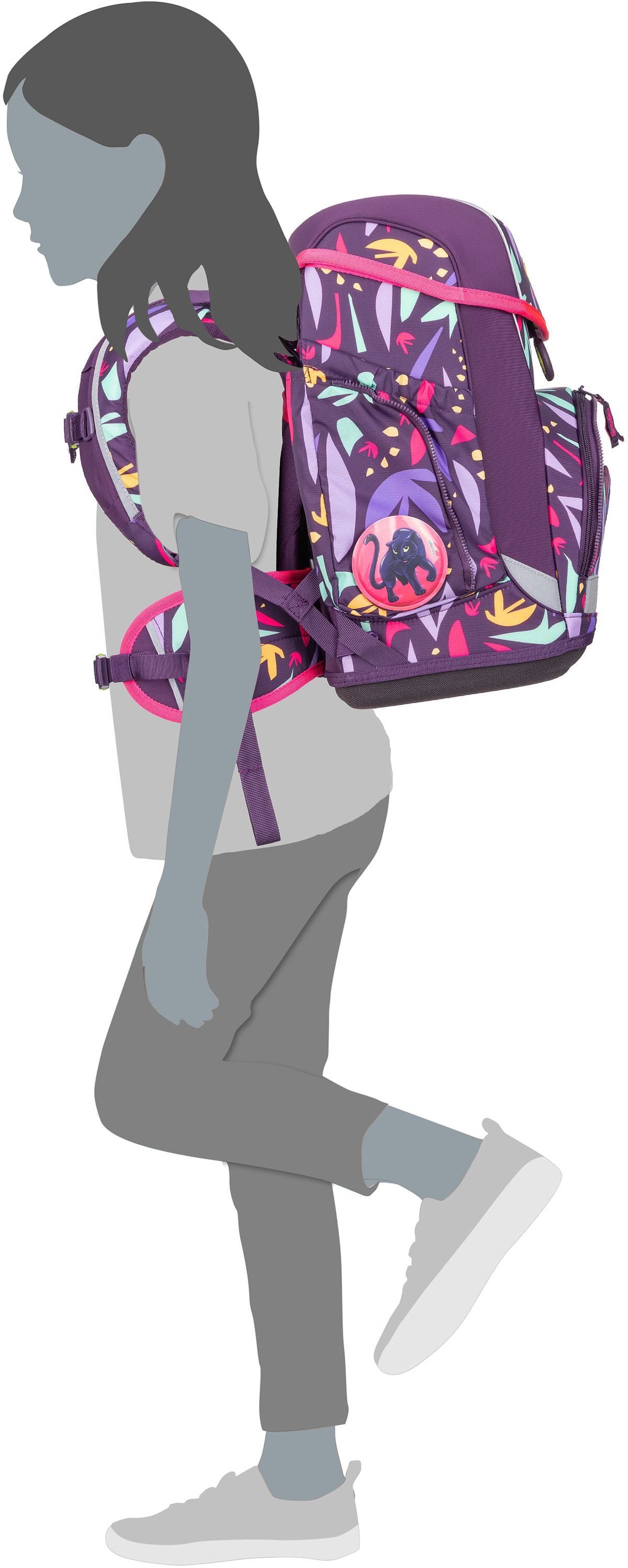 ergobag cubo Set LUMI CyBär Race Schulranzen – Silhouettenansicht