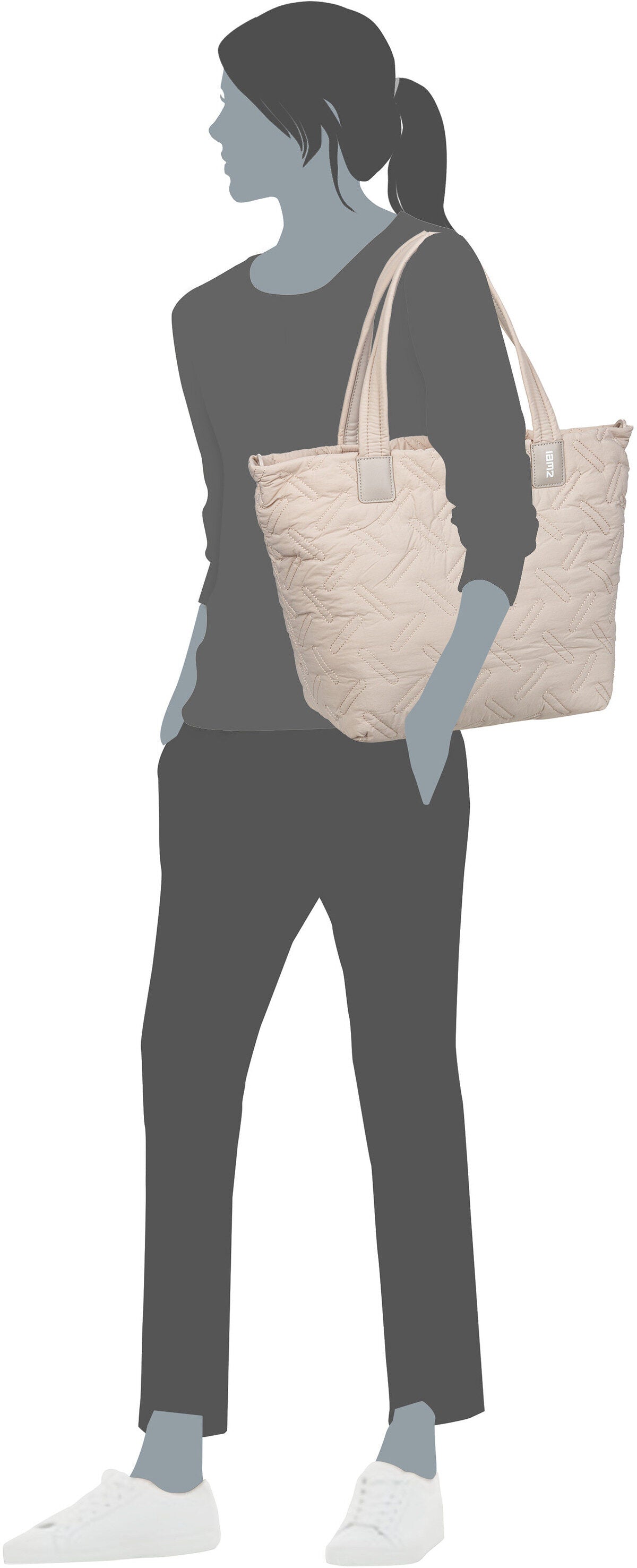 zwei Cleo CL200 FS25 Sand Shopper – Silhouettenansicht