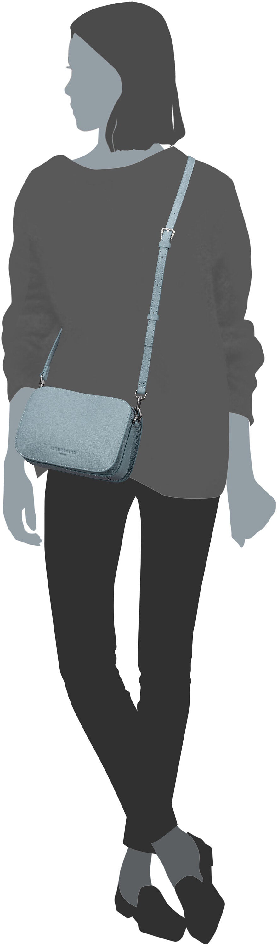 Liebeskind Berlin Luka 2163018 Milk Crossbody Bag – Silhouettenansicht