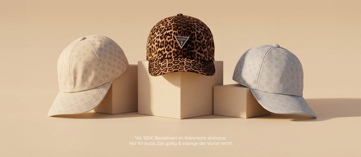 Kaufe eine Tasche, erhalte eine GUESS Cap