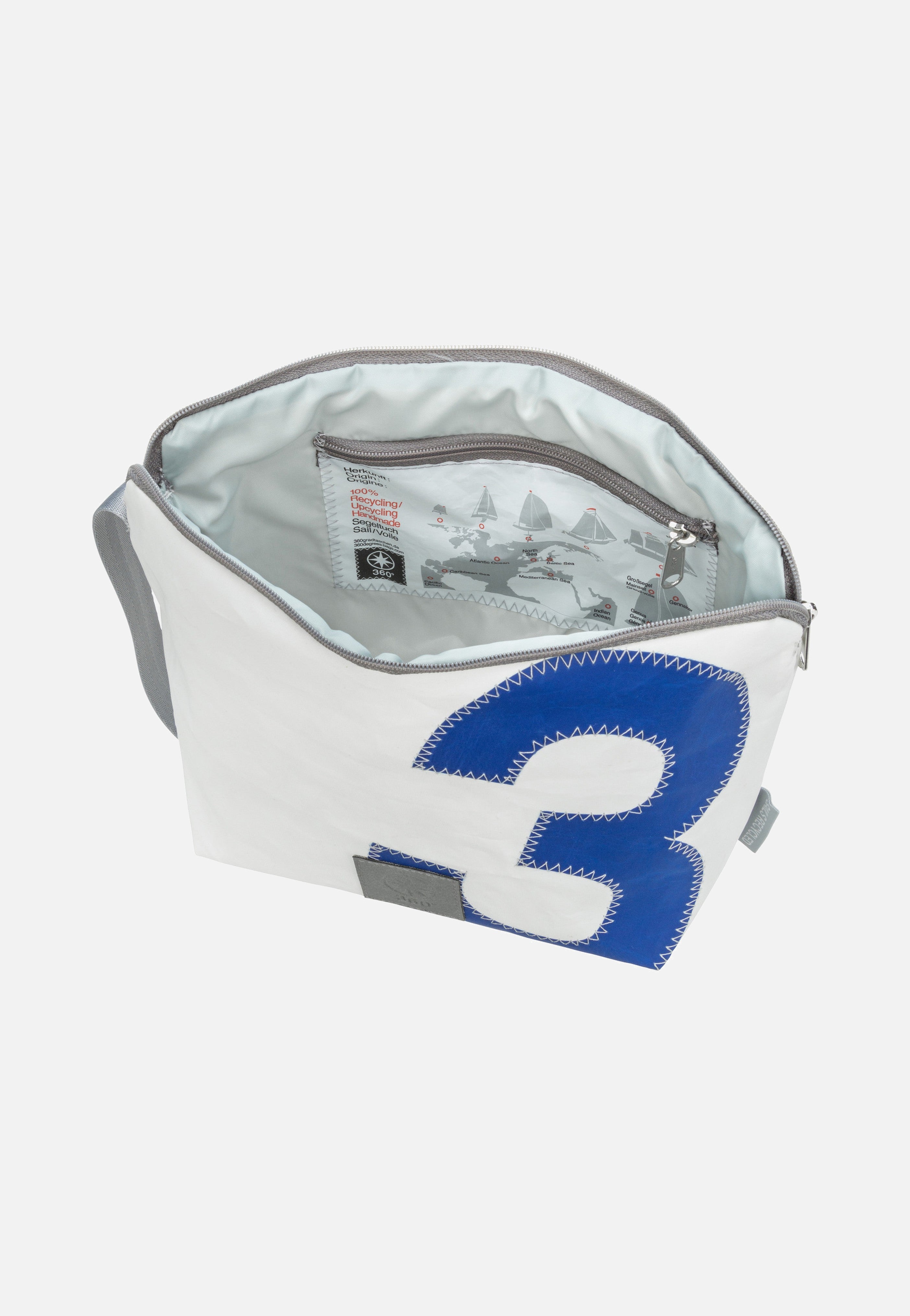 360Grad - Brise Weiß/Blau - Toiletry Bag | Neutral-Image