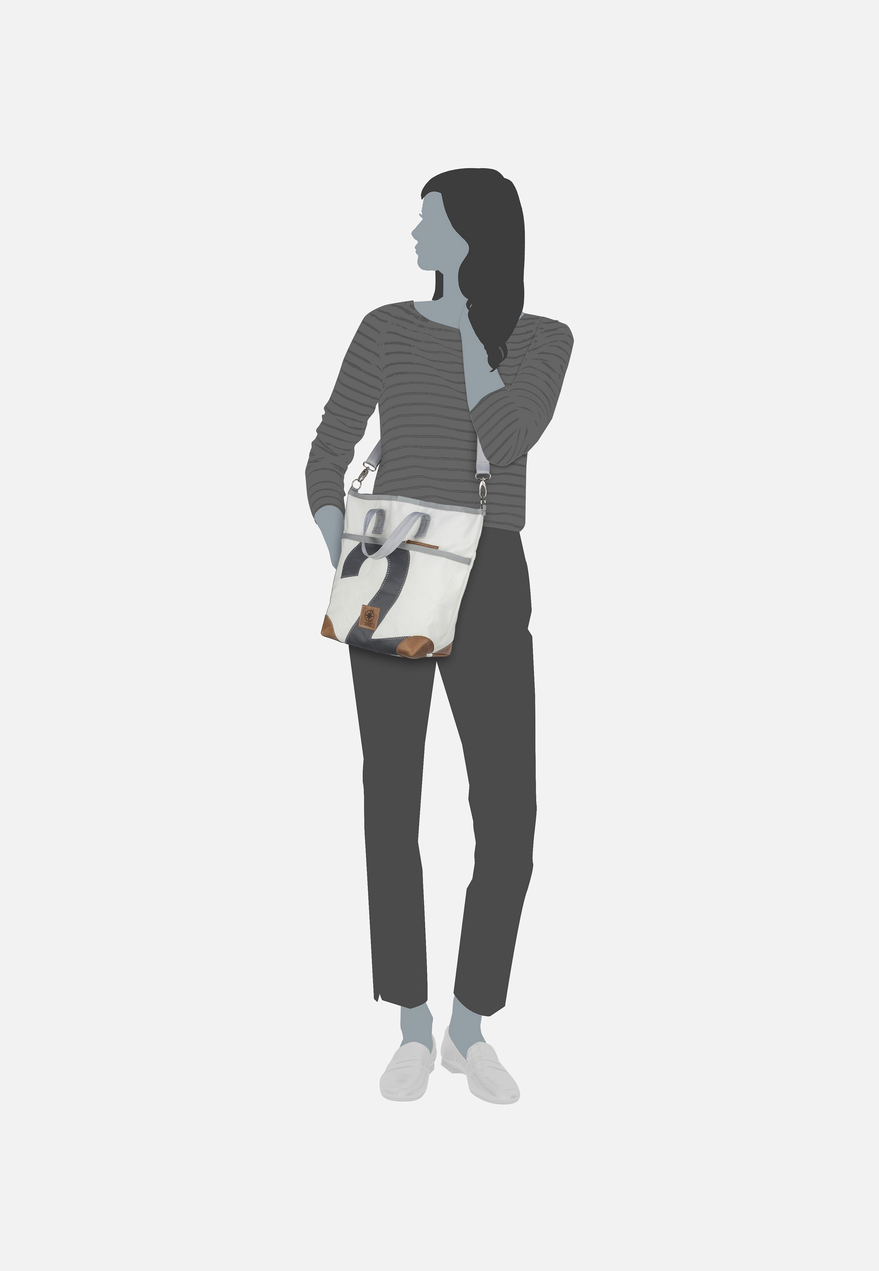 360Grad - Deern Mini Weiß/Grau - Tote Bag | Women-Image