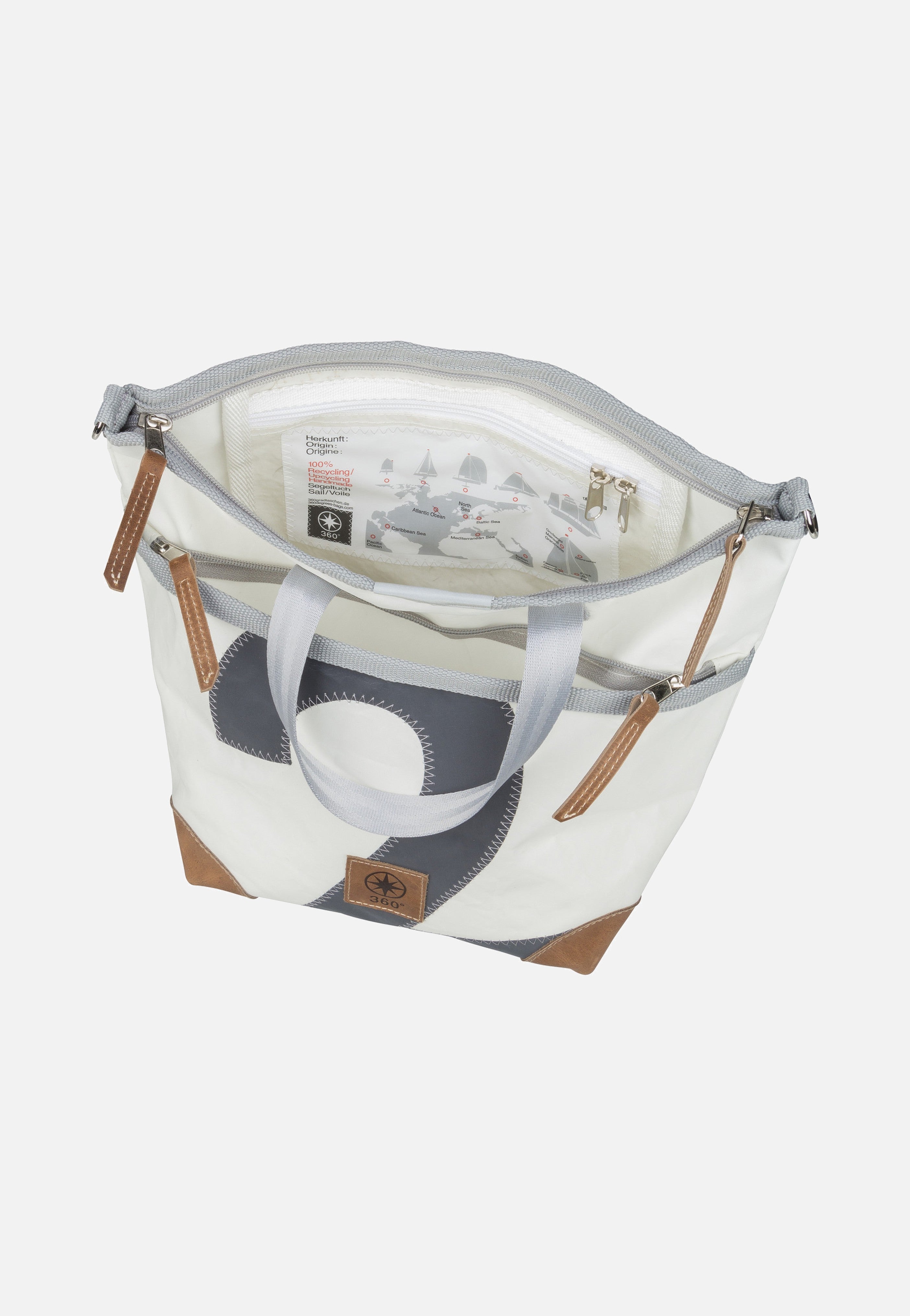 360Grad - Deern Mini Weiß/Grau - Tote Bag | Women-Image