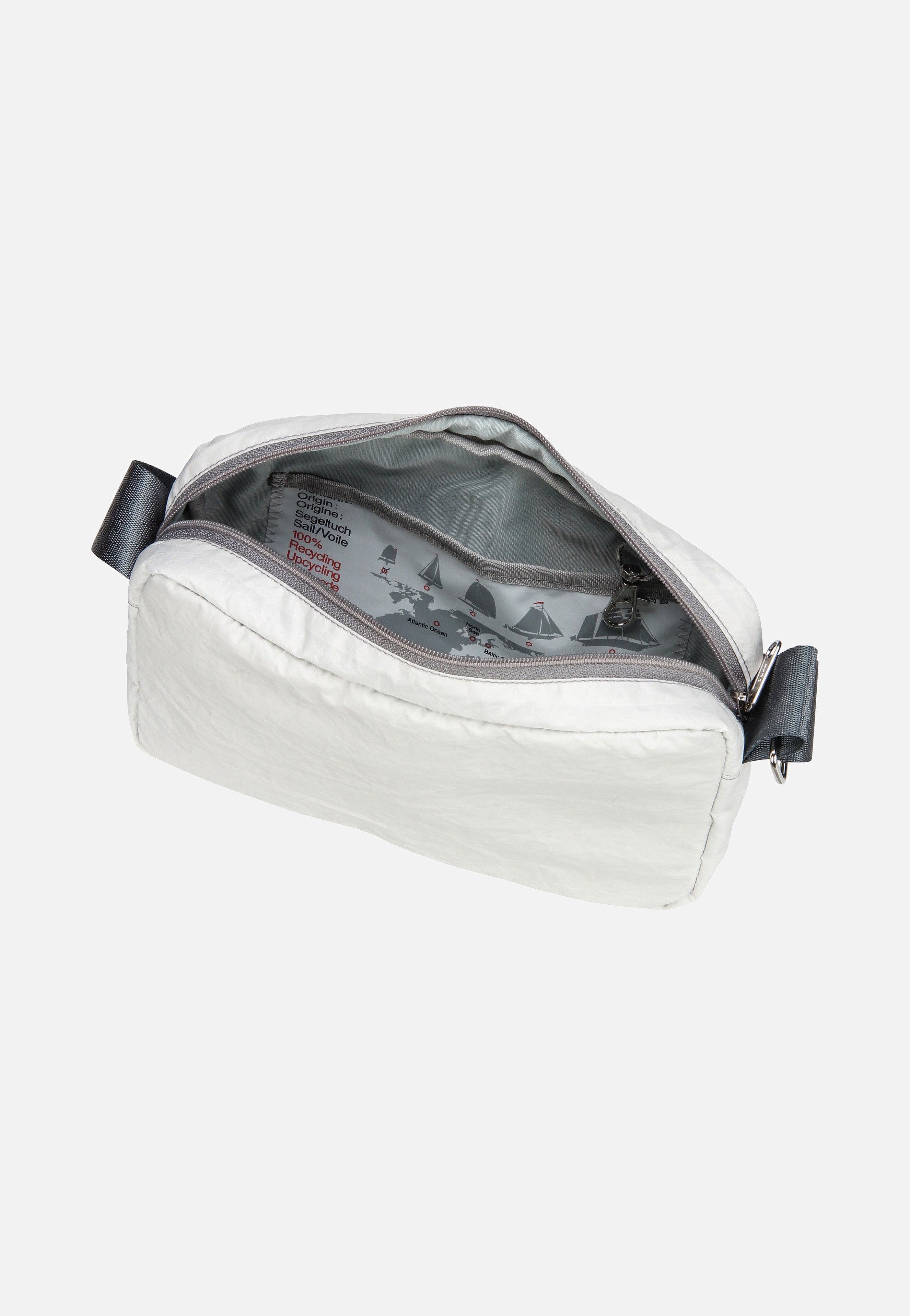 360Grad - Fender Weiß/Streifen Blau - Crossbody Bag | Neutral-Image