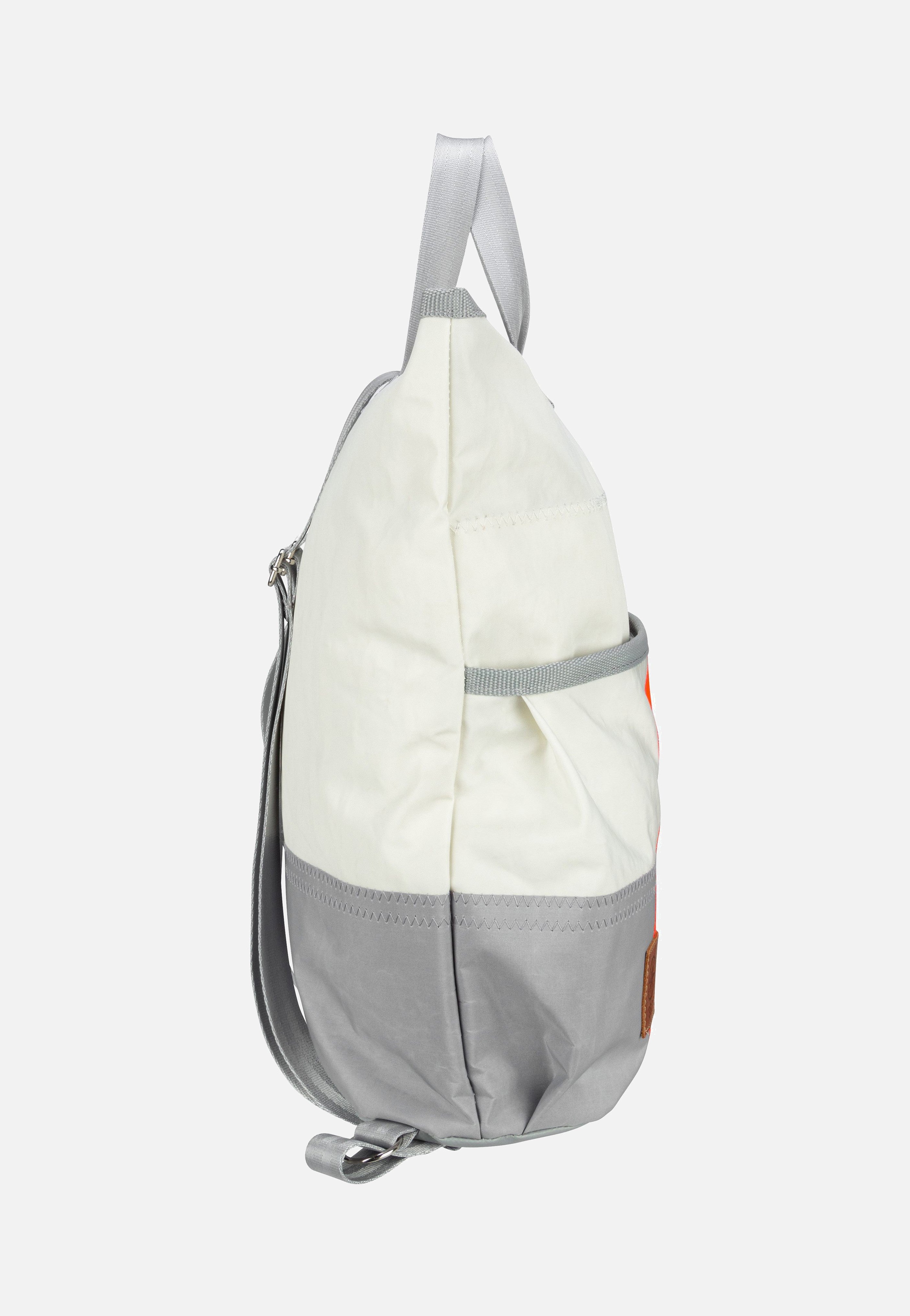 360Grad - Ketsch Mini Weiß/Grau mit oranger Zahl - Backpack | Neutral-Image