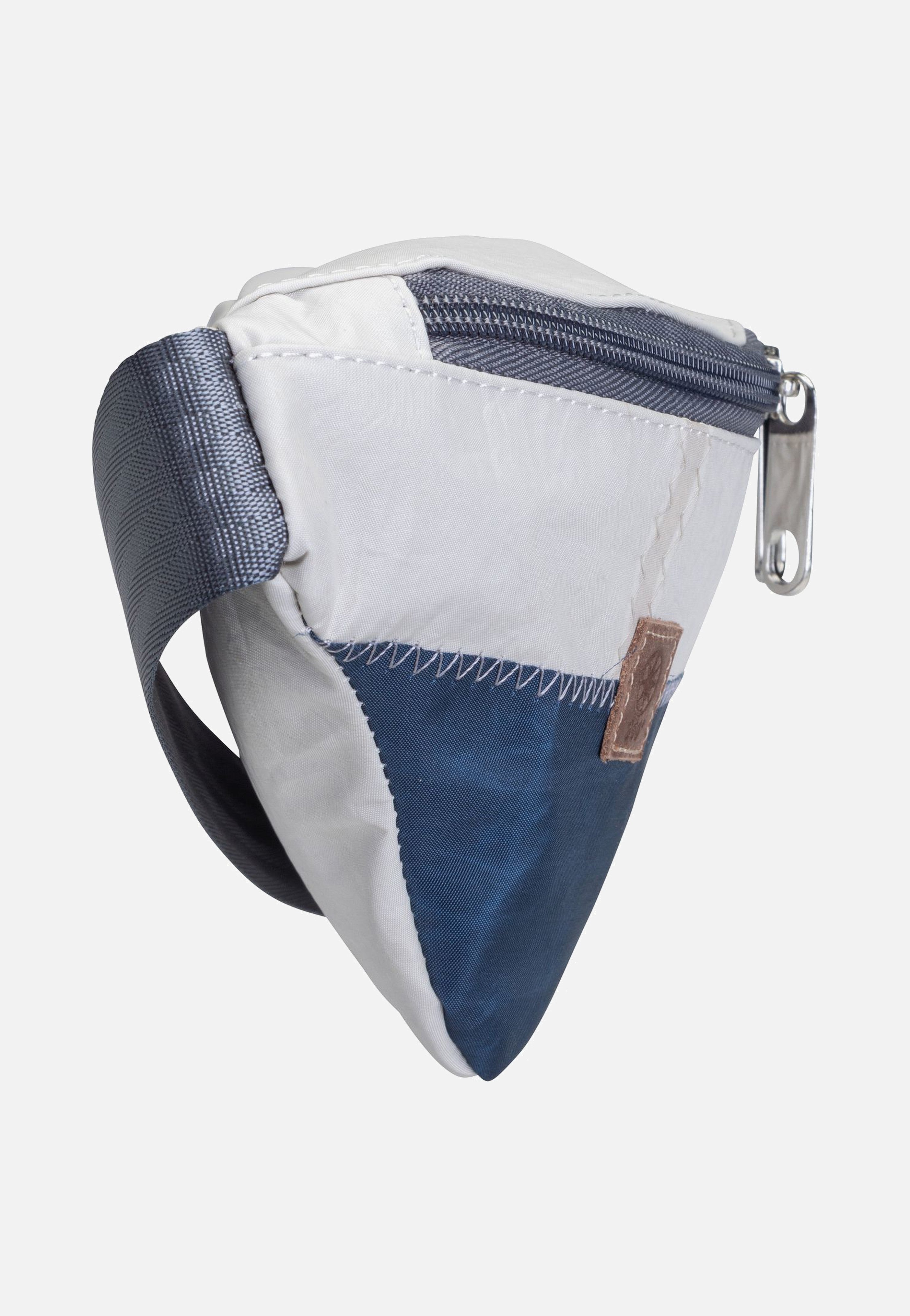 360Grad - Knoten Weiß/Balken Blau/Boot Hellgrau - Fanny Pack | Neutral-Image