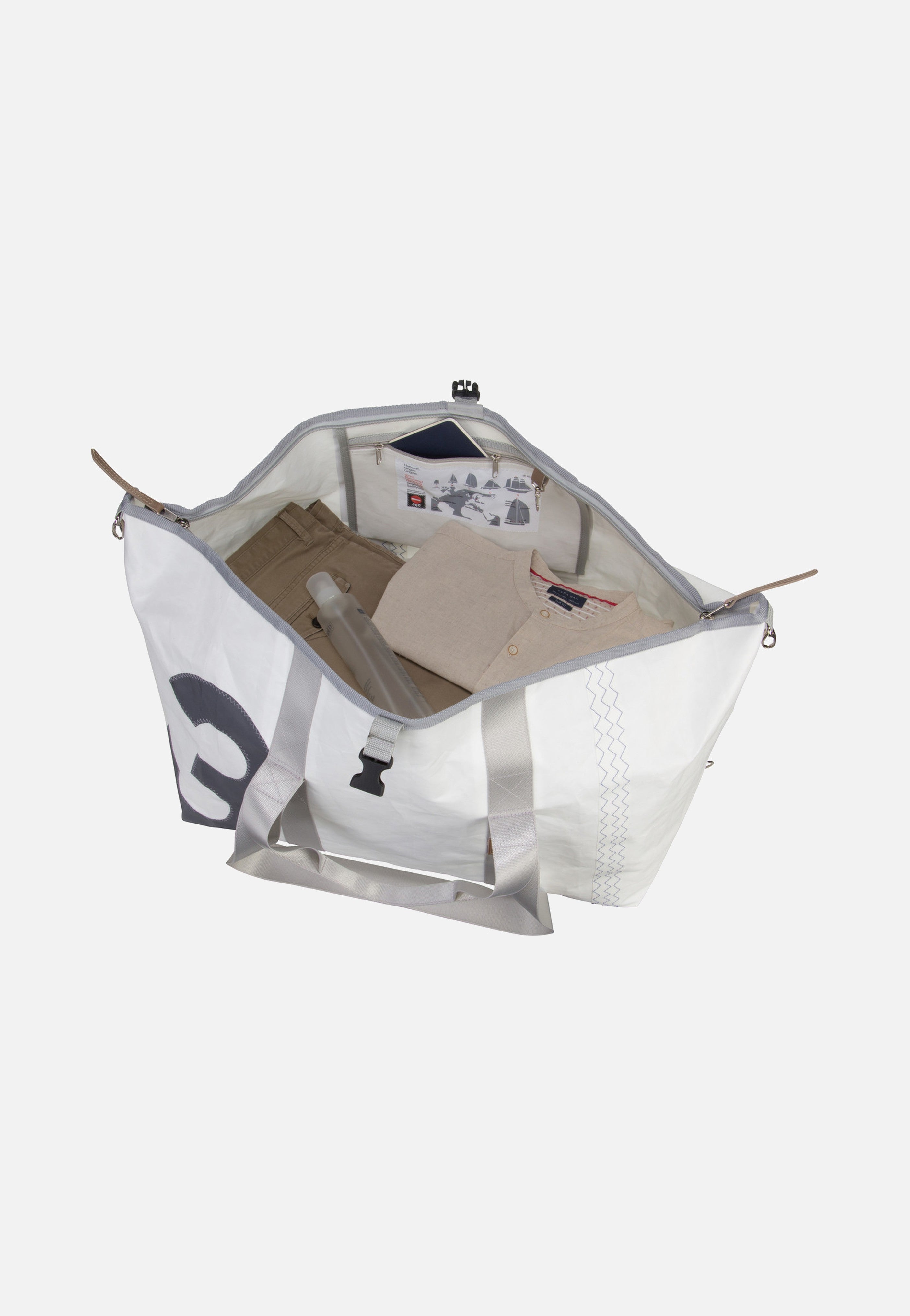 360Grad - Kutter XL Weiß/Grau - Dufflebag | Neutral-Image