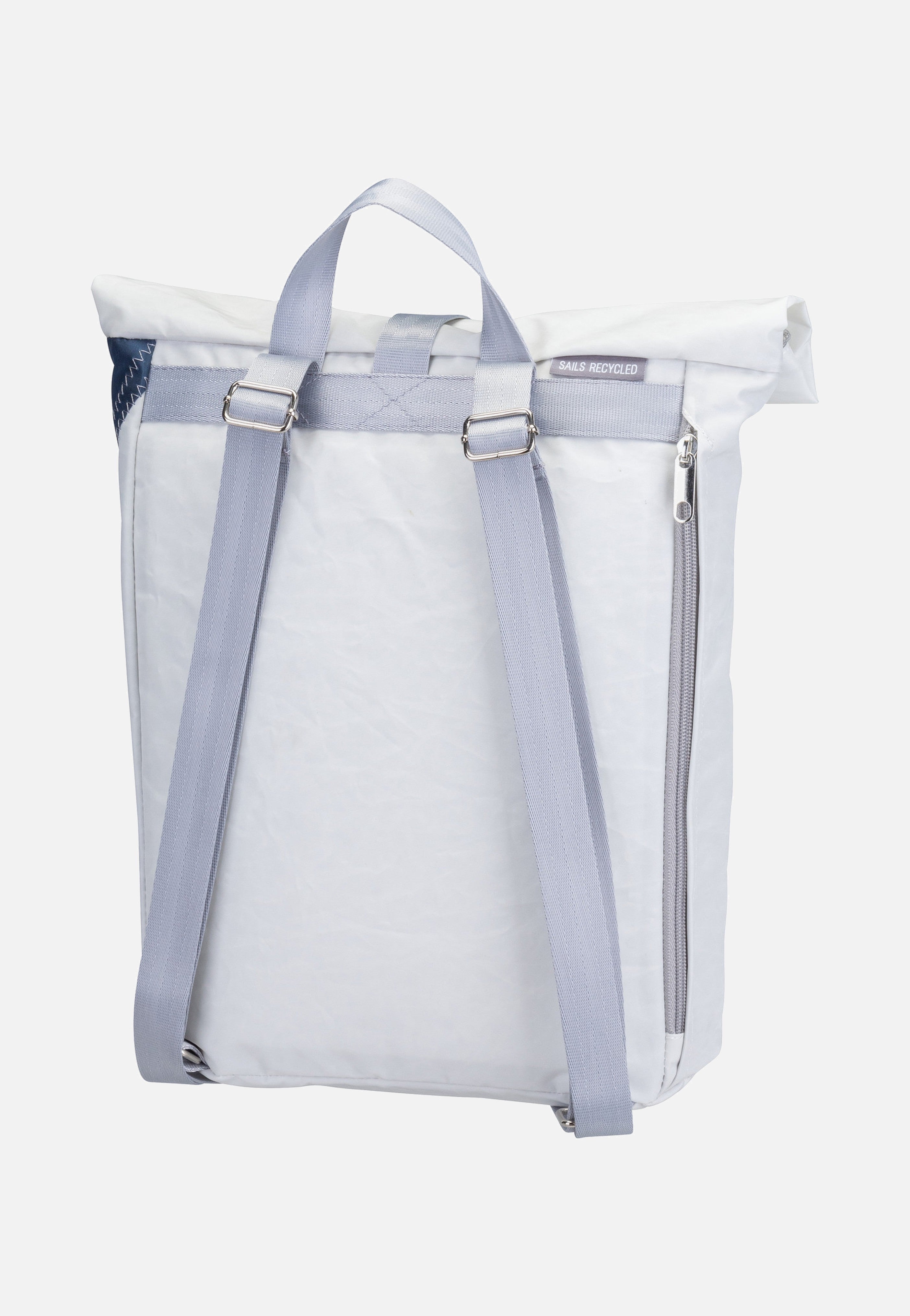 360Grad Möwe Weiß/Streifen Blau/Zahl Grau Rucksack