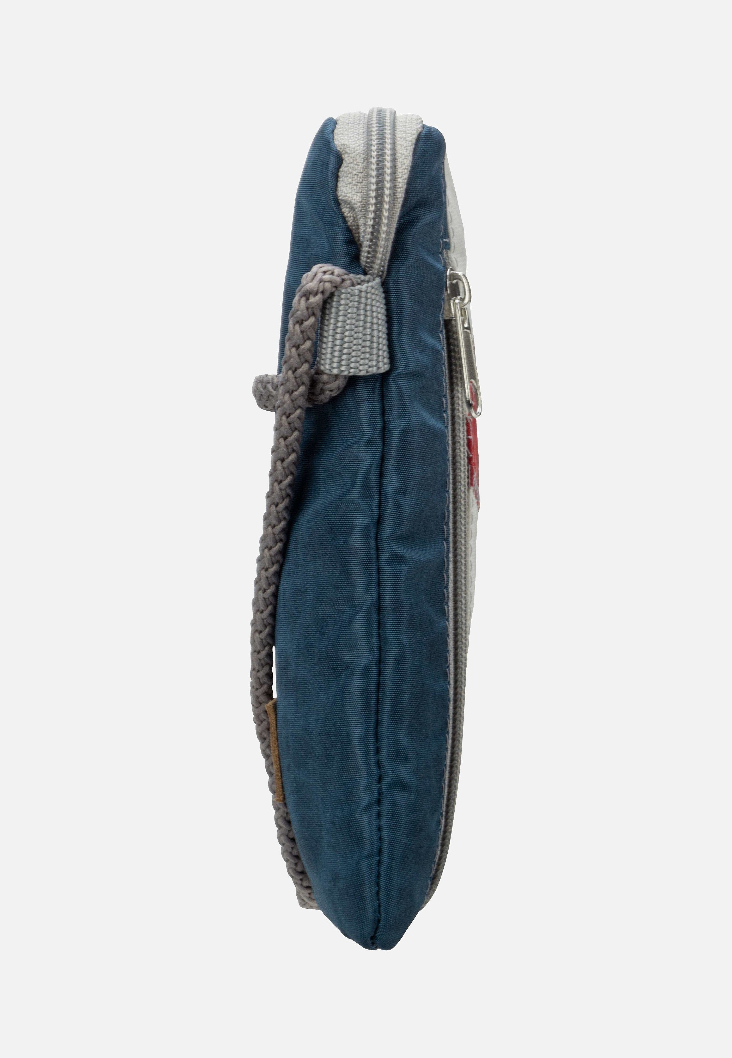 360Grad Nautik Lütt Weiß/Blau mit roter Zahl Handytasche