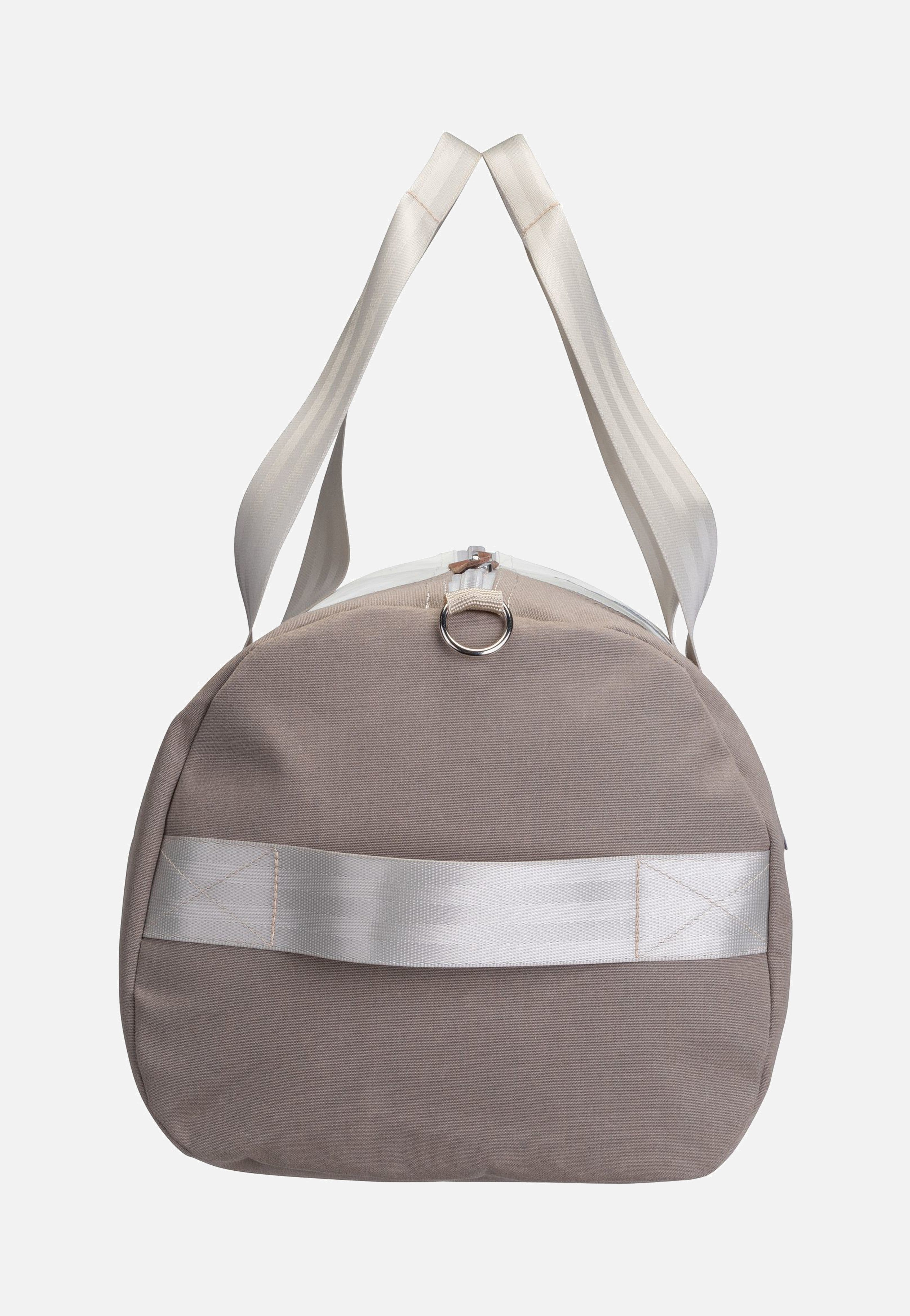 360Grad Pirat Weiß/Persenning Taupe/Grau/Bei Dufflebag