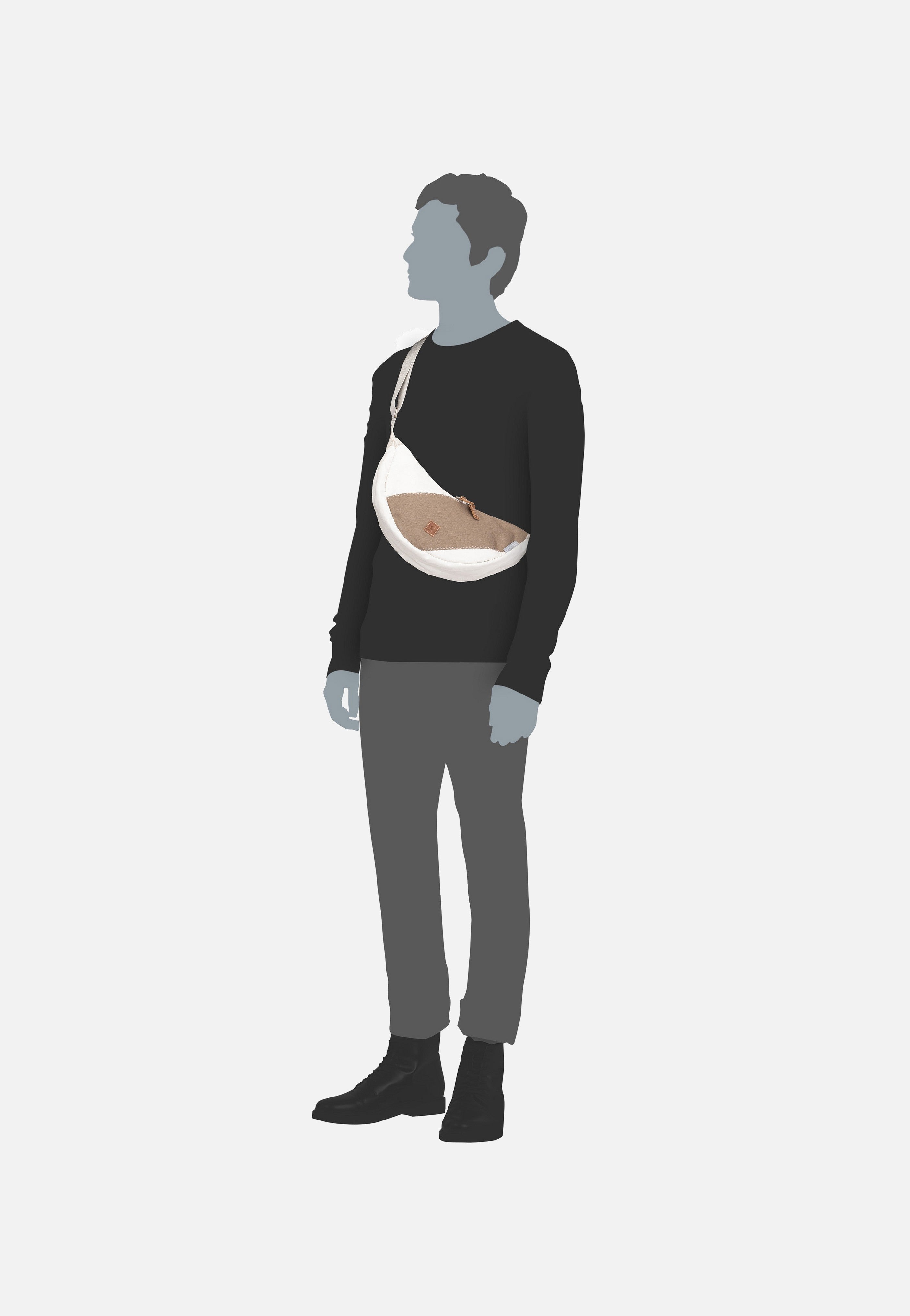 360Grad - Roop Weiß/Taupe - Sling Bag | Neutral-Image