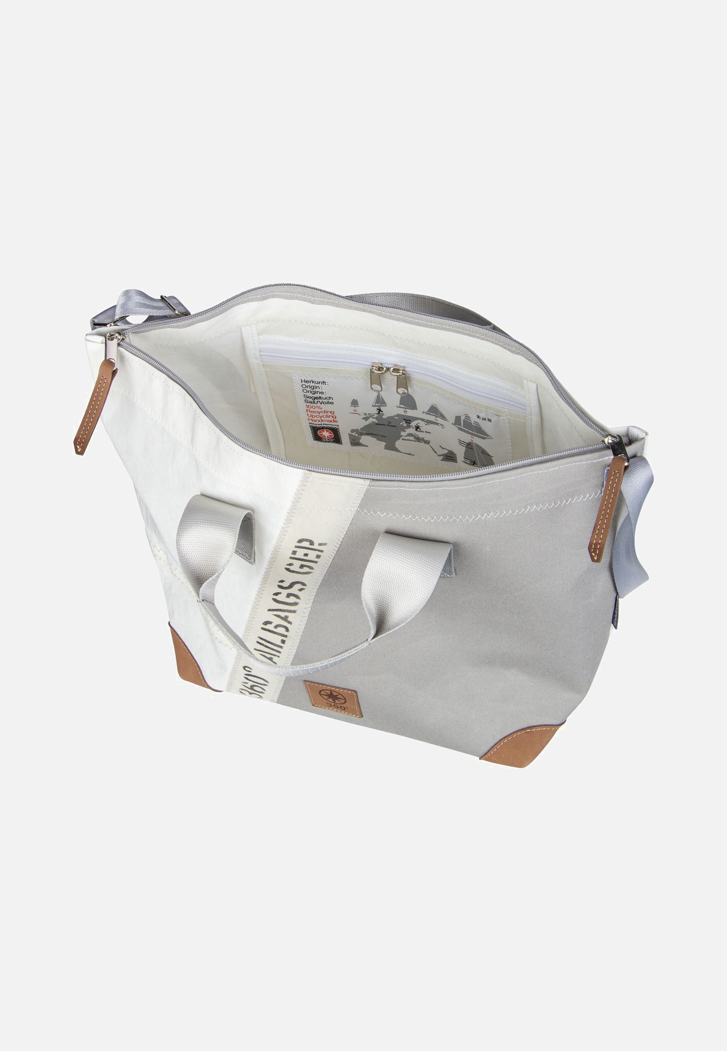 360Grad - Suutje Stencil-Weiß/Grau - Crossbody Bag | Neutral-Image