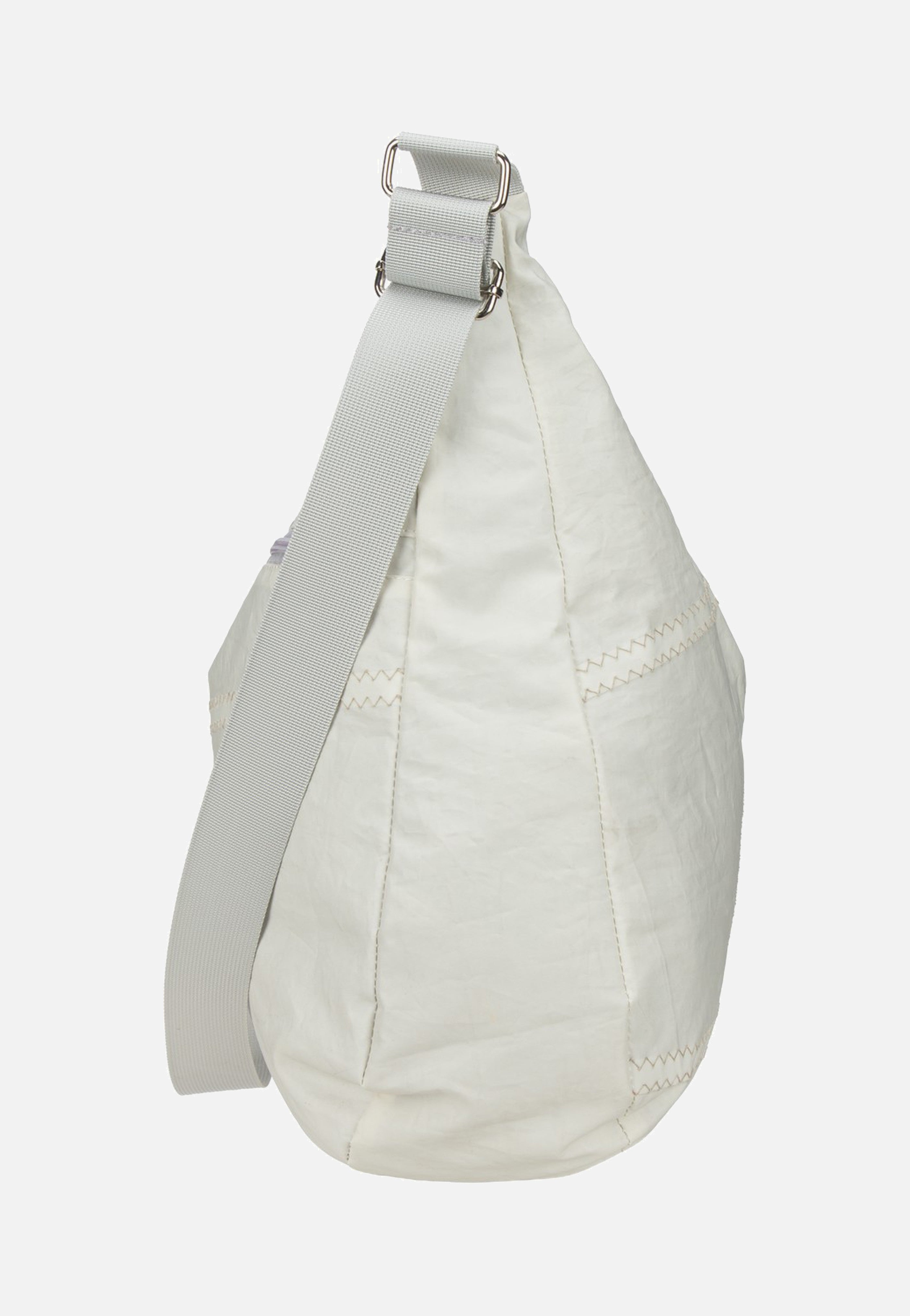 360Grad Bucht Stencil Weiss/Grau Hobo Bag