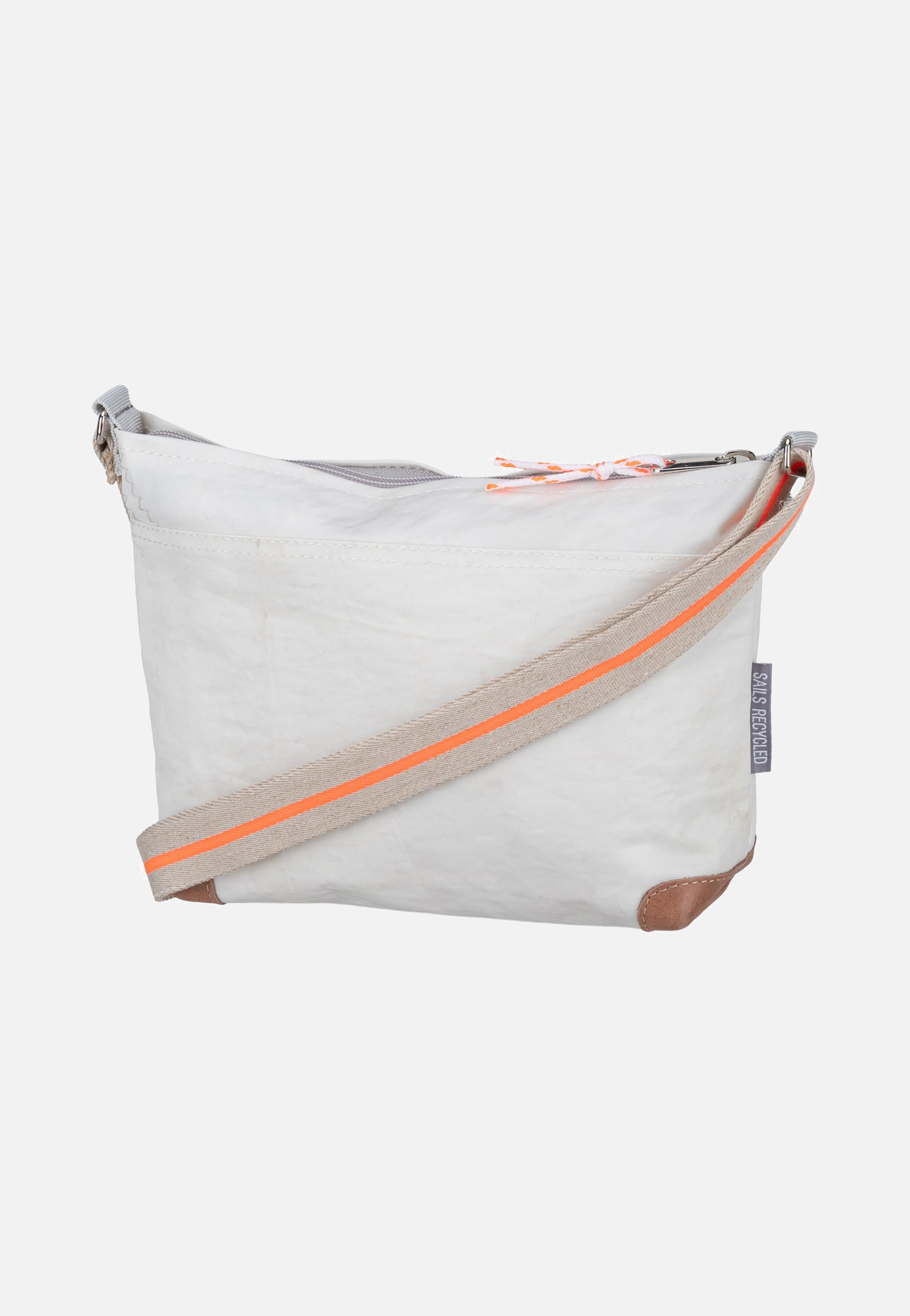 360Grad Deern Lütt Crossover Weiss/Sand/Zahl Orange Beuteltasche
