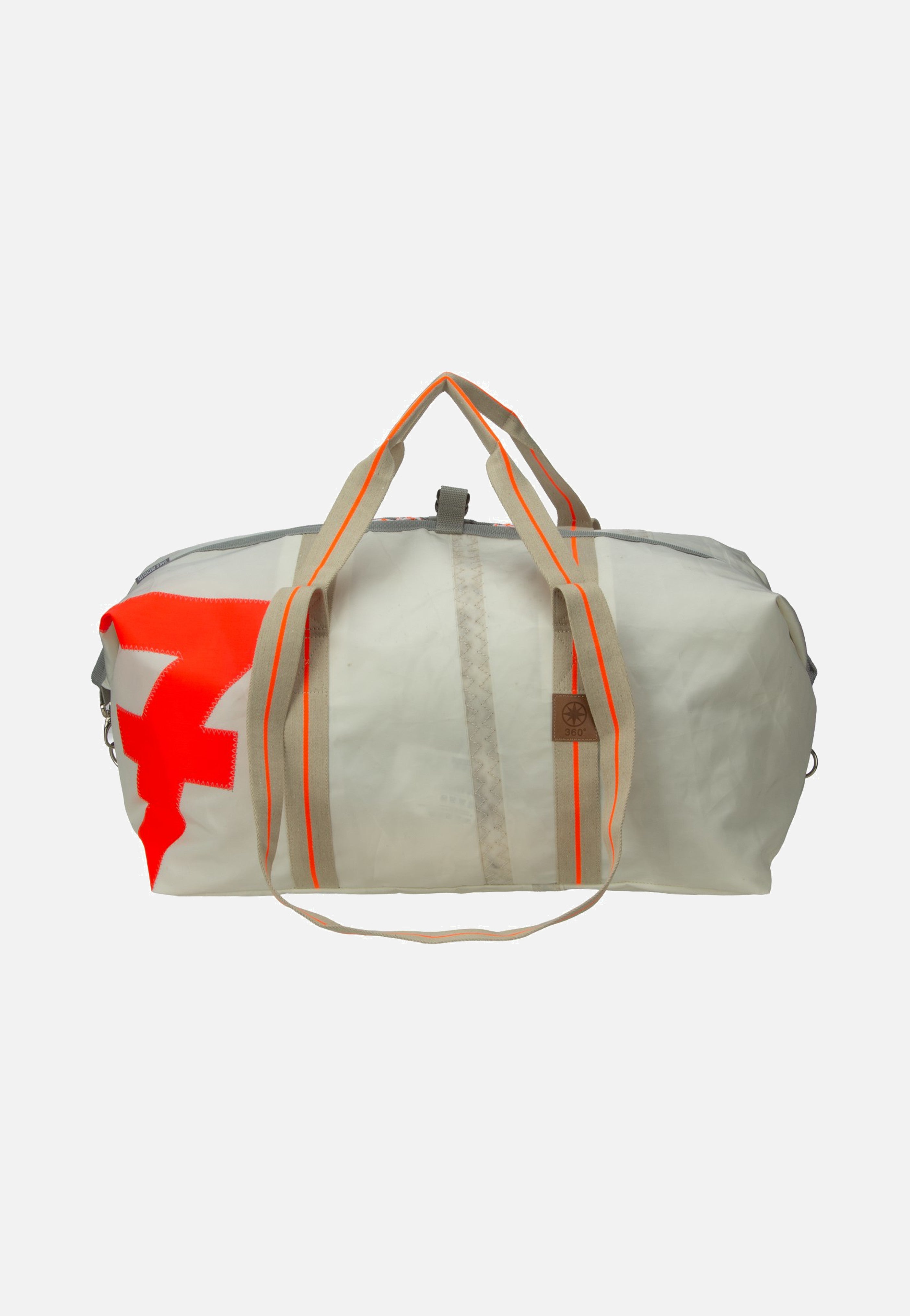 360Grad Kutter XL Weiss/Zahl Neonorange Dufflebag