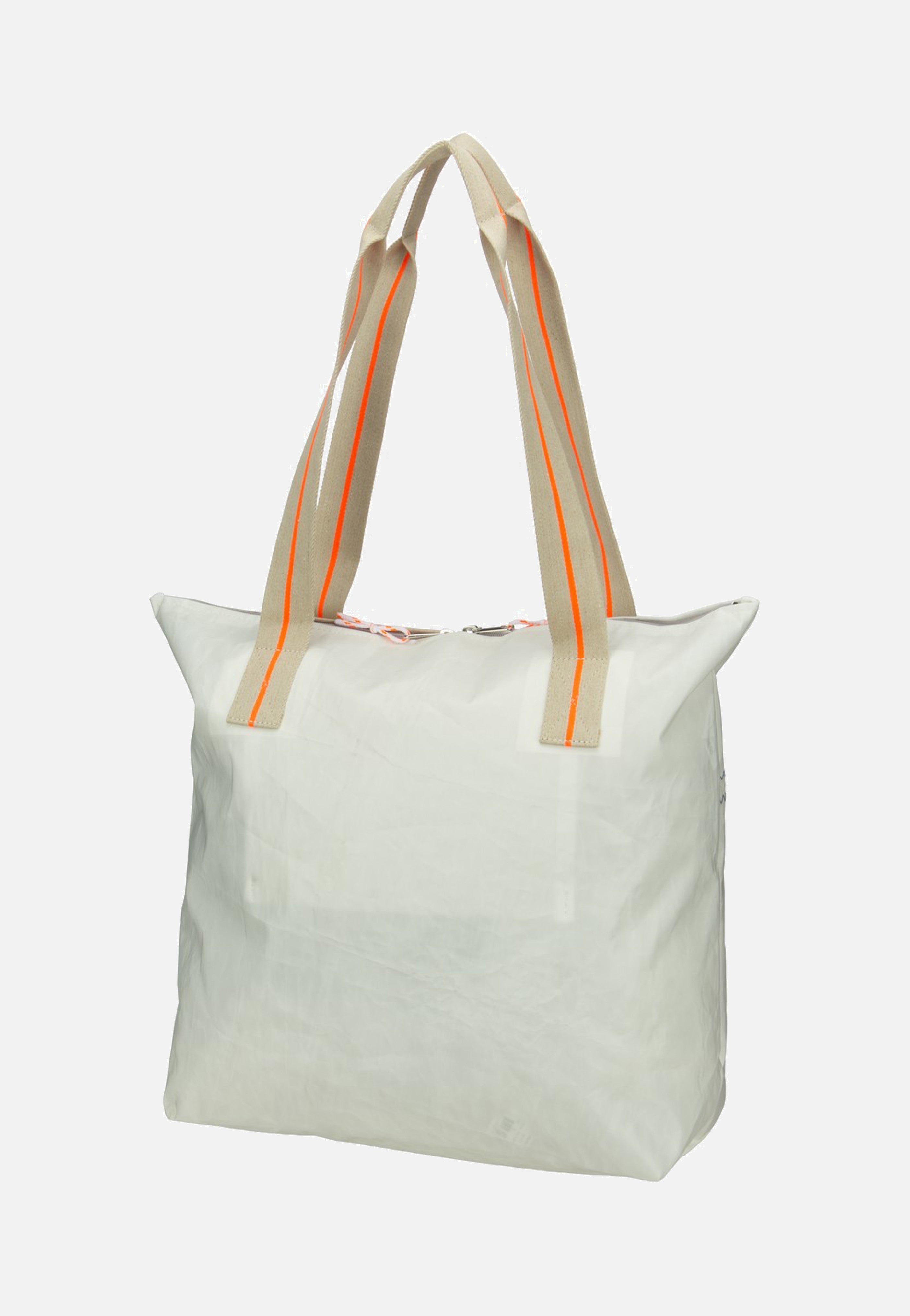 360Grad Welle Weiss/Sand/Zahl Orange Shopper