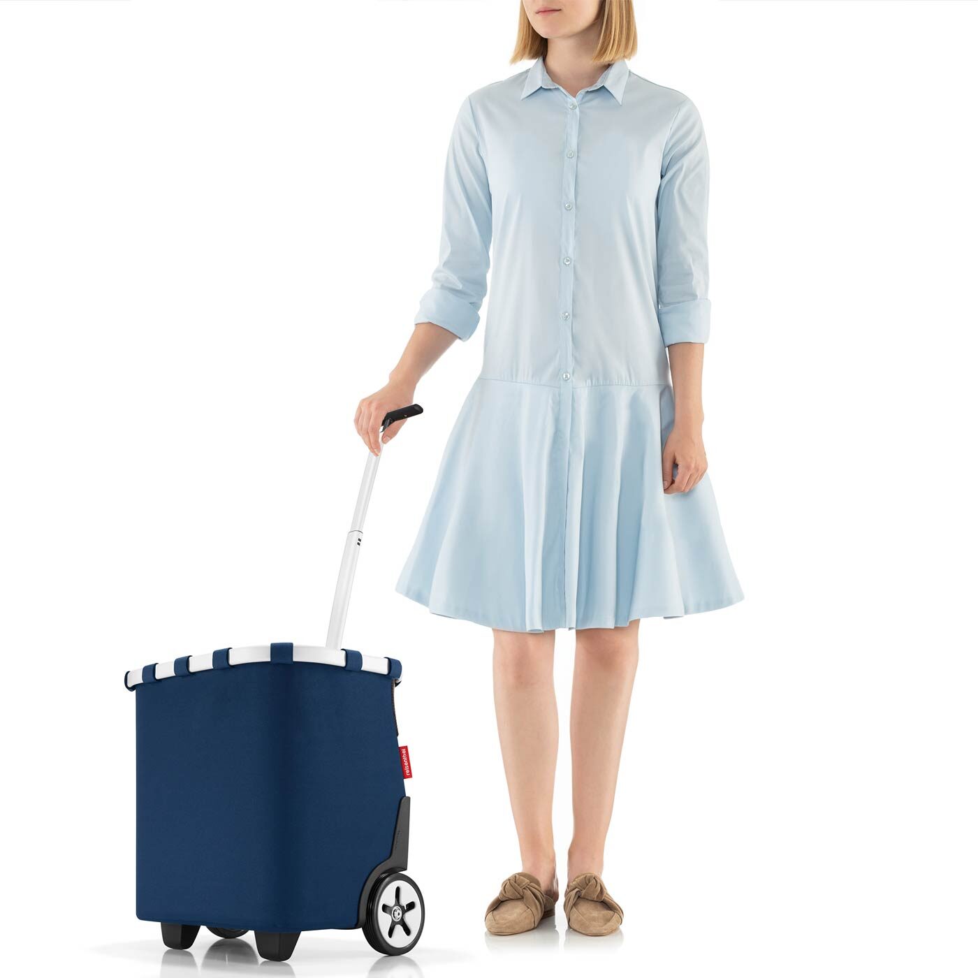reisenthel carrycruiser uni Dark Blue Einkaufstrolley – Silhouettenansicht