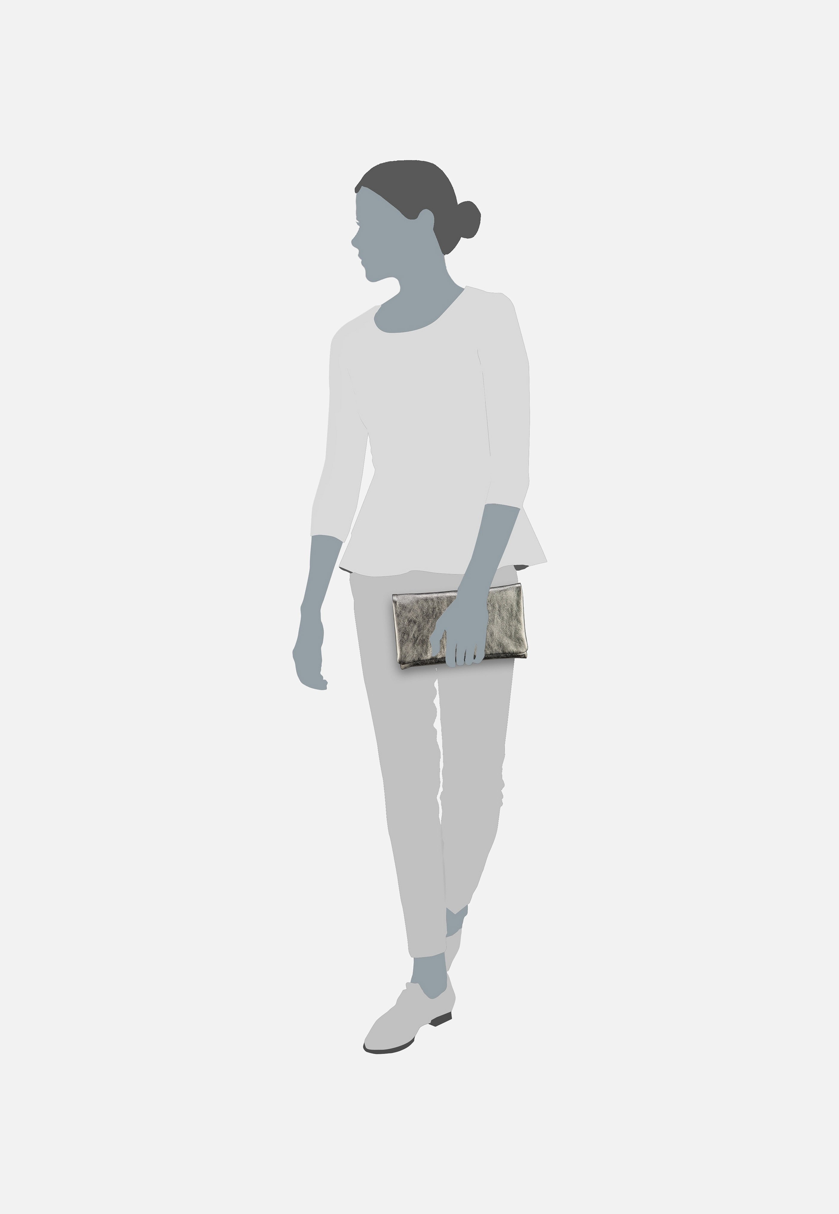 abro - Mimosa Clutch 26647 White/Whitegold - Clutch | Women-Image
