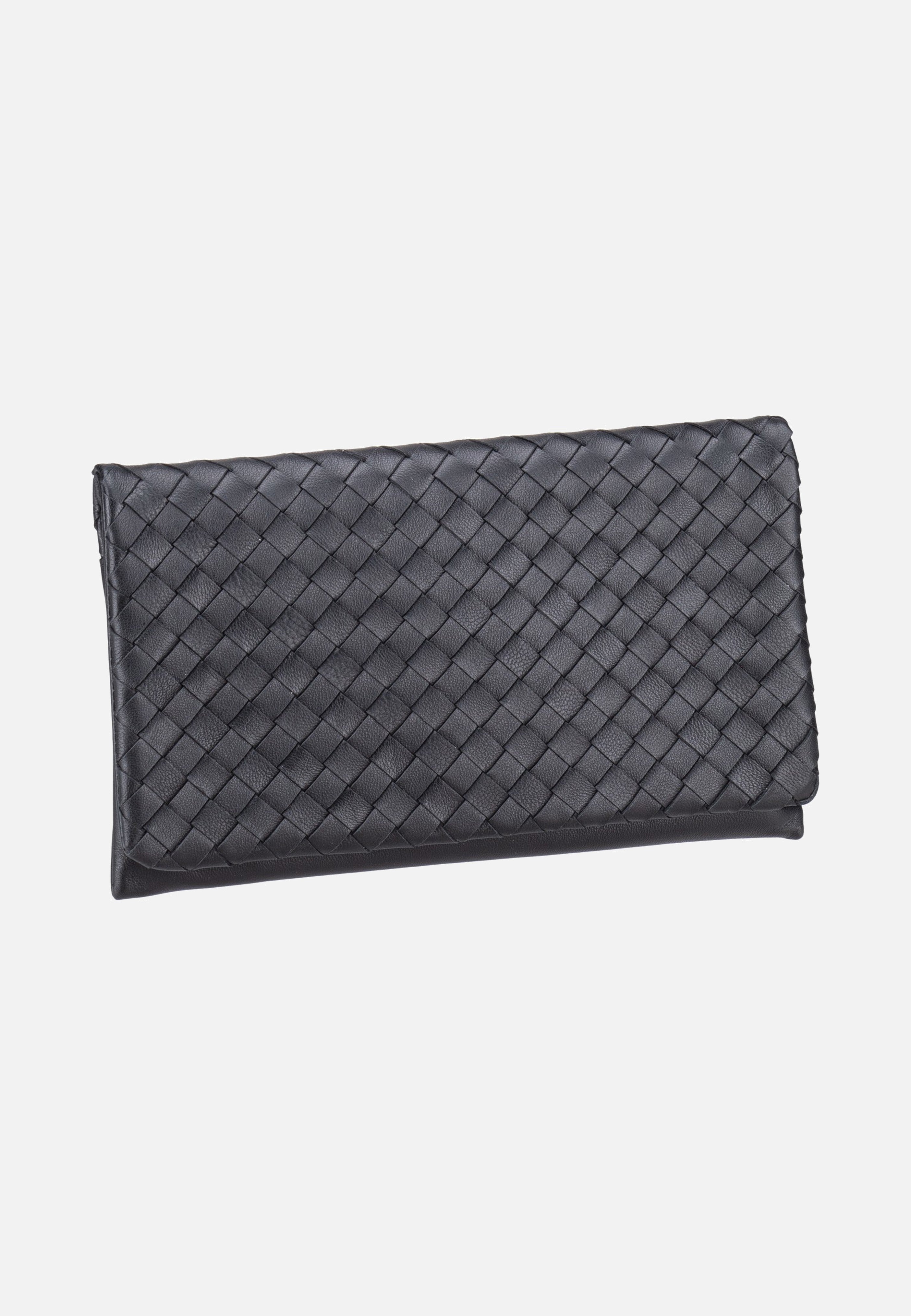 abro - Clutch Piuma Weaving Black/Nickel - Clutch | Women-Image