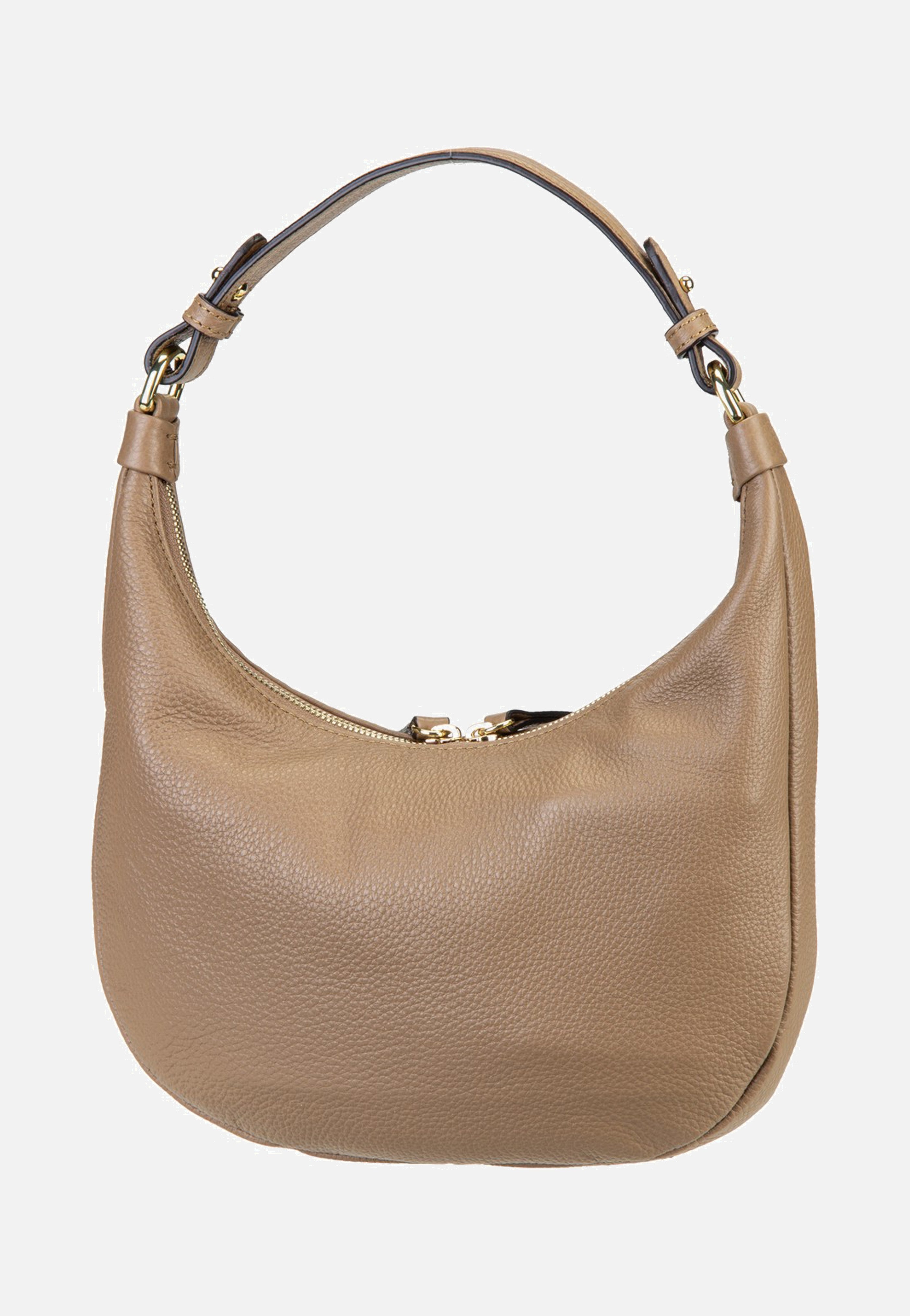 abro Nana Mini Cappuccino Hobo Bag