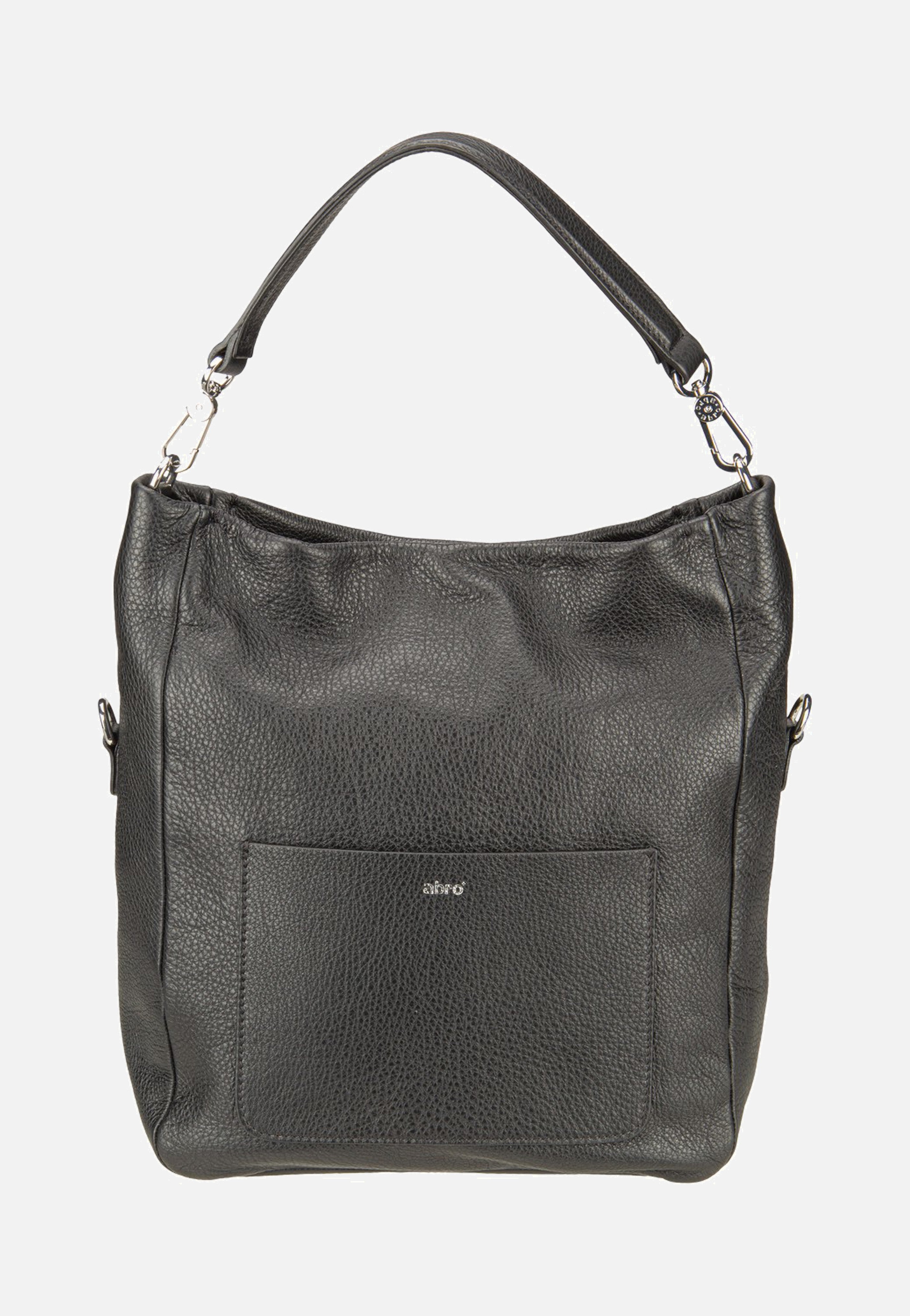 abro - Raquel Small Black/Nickel - Hobo Bag | Neutral-Image