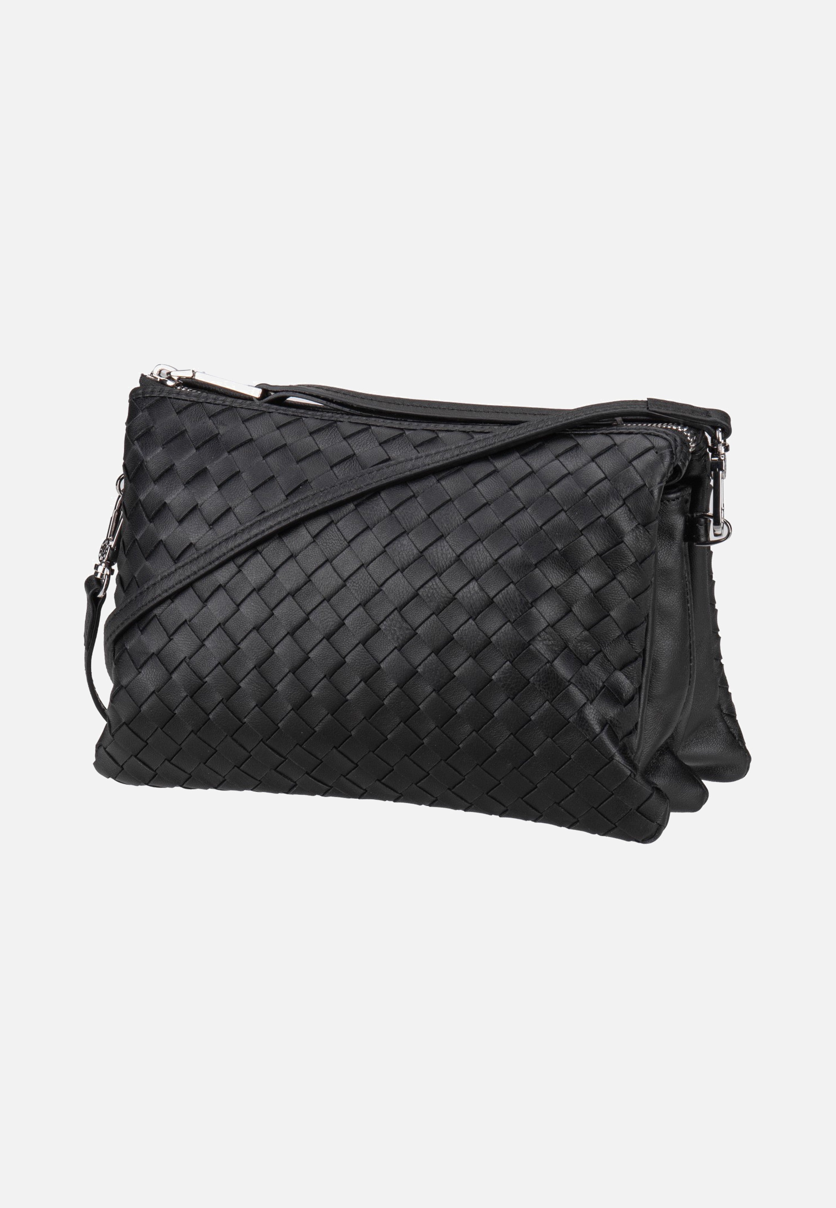 abro - Threefold Piuma Weaving Black/Nickel - Crossbody Bag | Neutral-Image