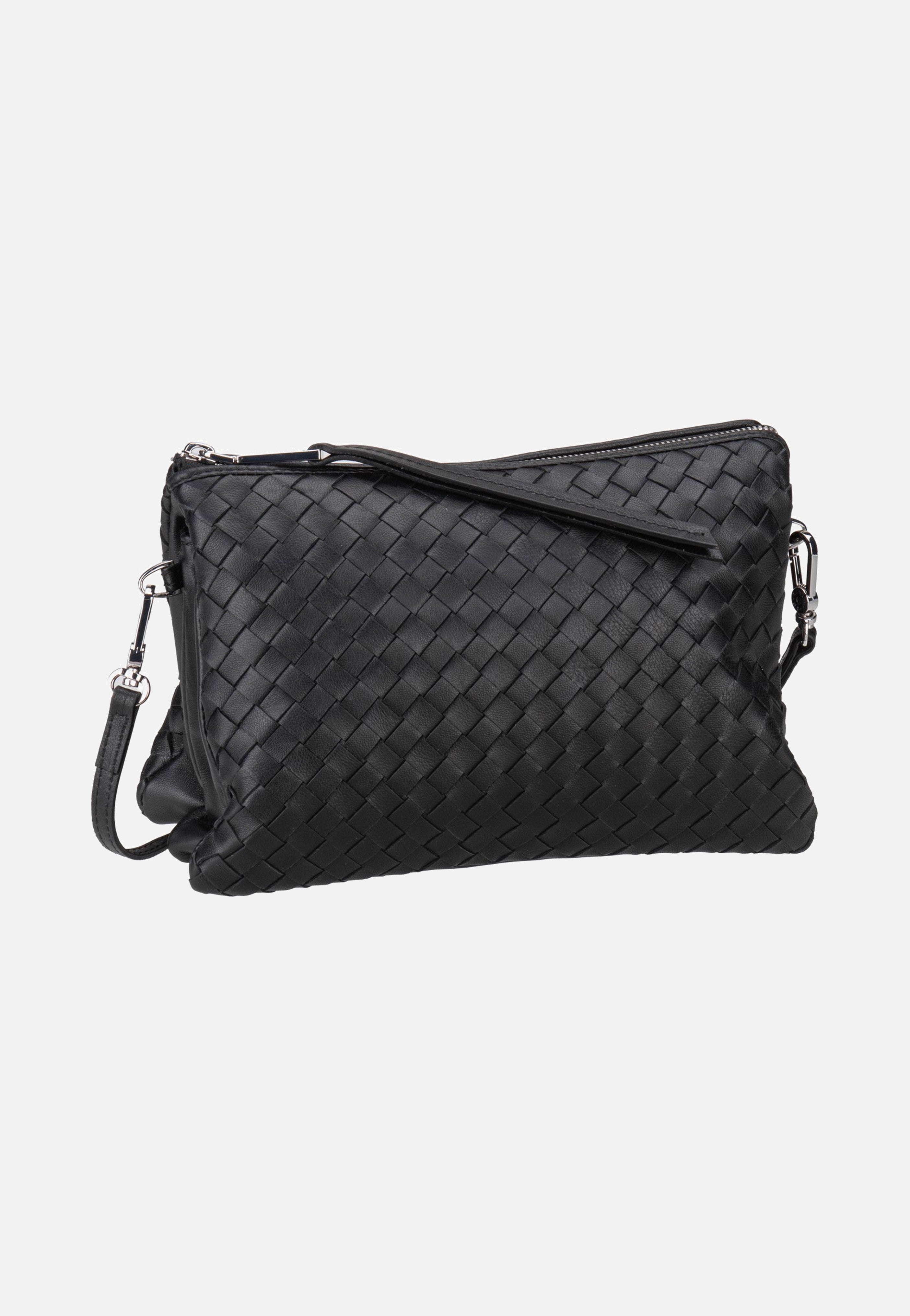 abro - Threefold Piuma Weaving Black/Nickel - Crossbody Bag | Women-Image