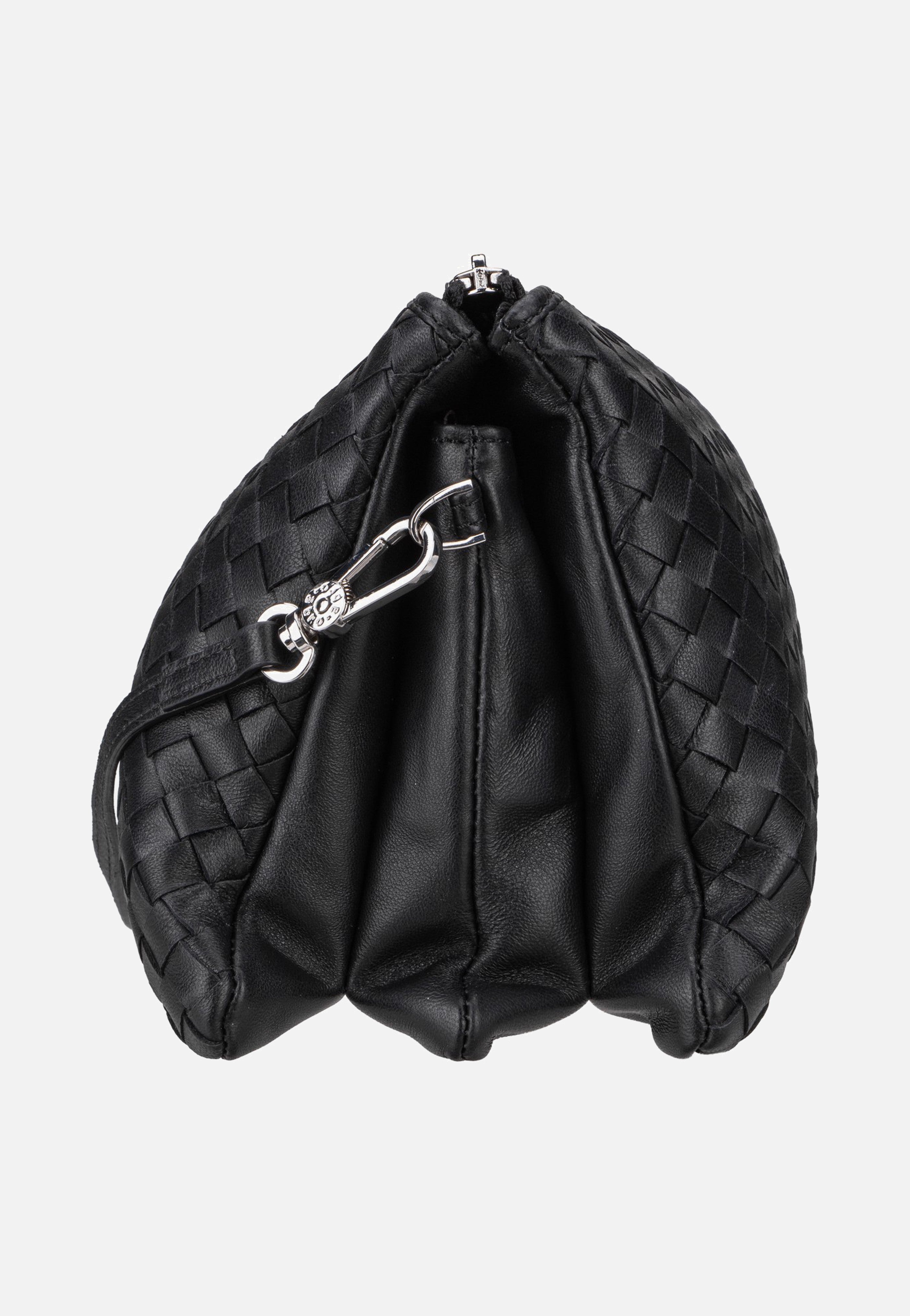 abro - Threefold Piuma Weaving Black/Nickel - Crossbody Bag | Women-Image