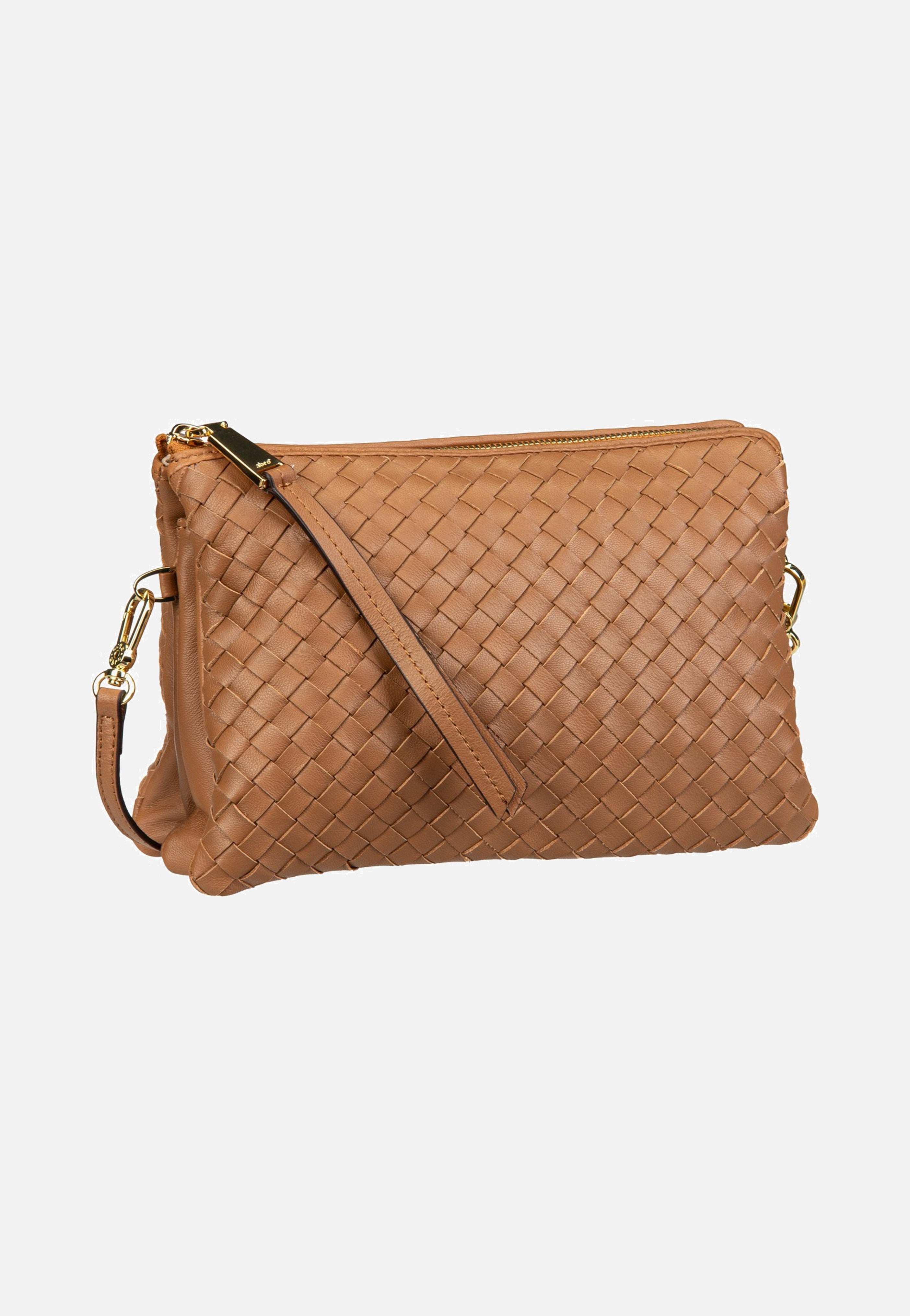 abro - Threefold Piuma Weaving Cuoio - Crossbody Bag | Neutral-Image