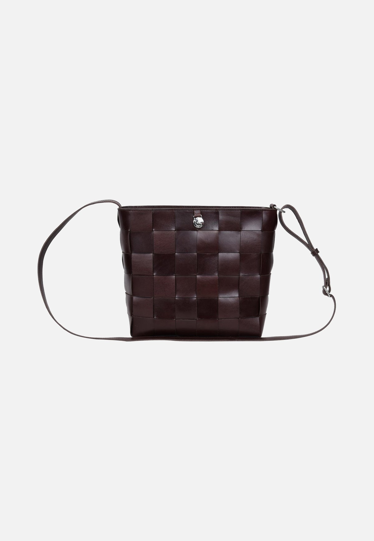Adax Limona Marthe Dark Brown Hobo Bag