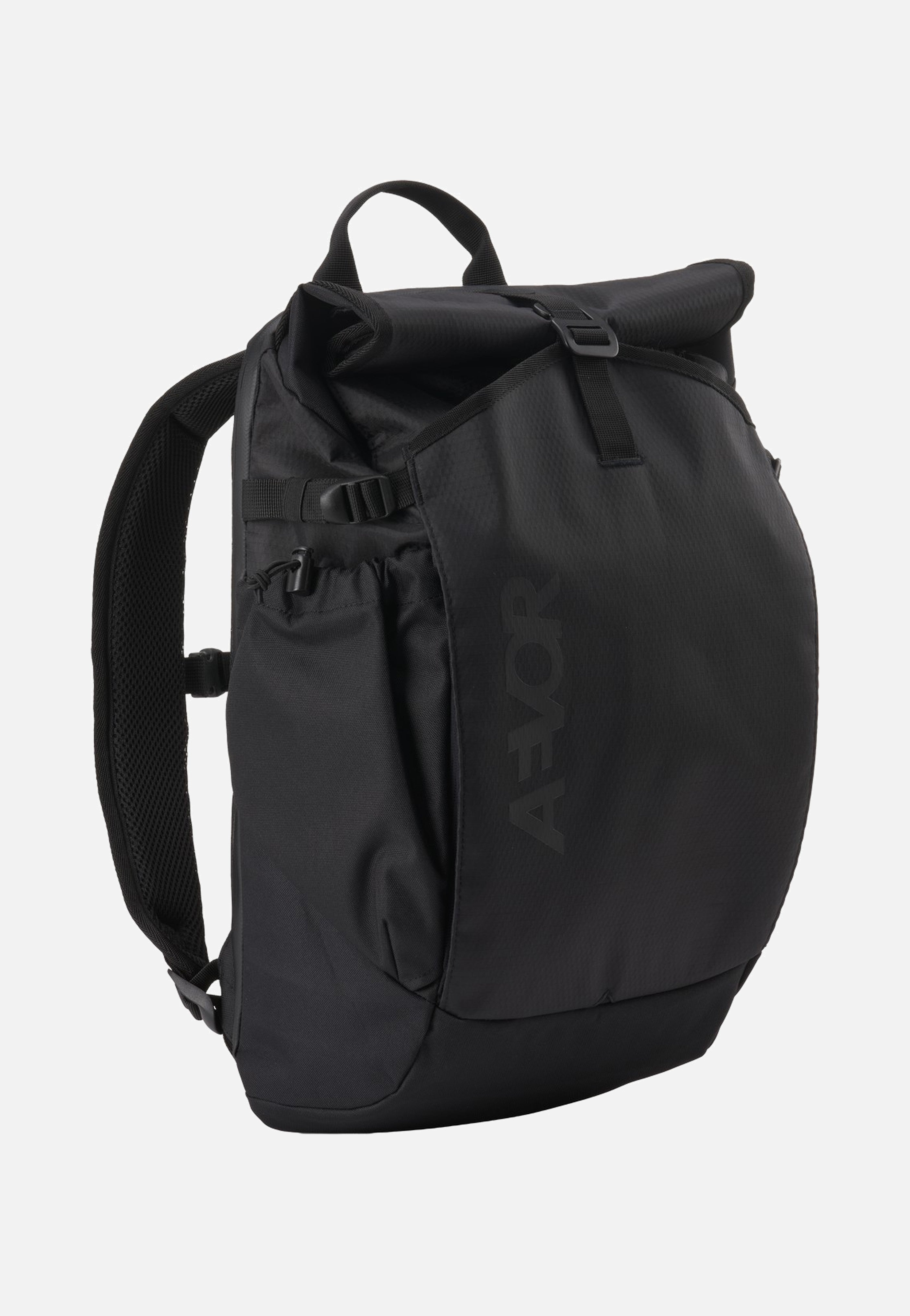 AEVOR Roll Pack Proof Black Rolltop Rucksack