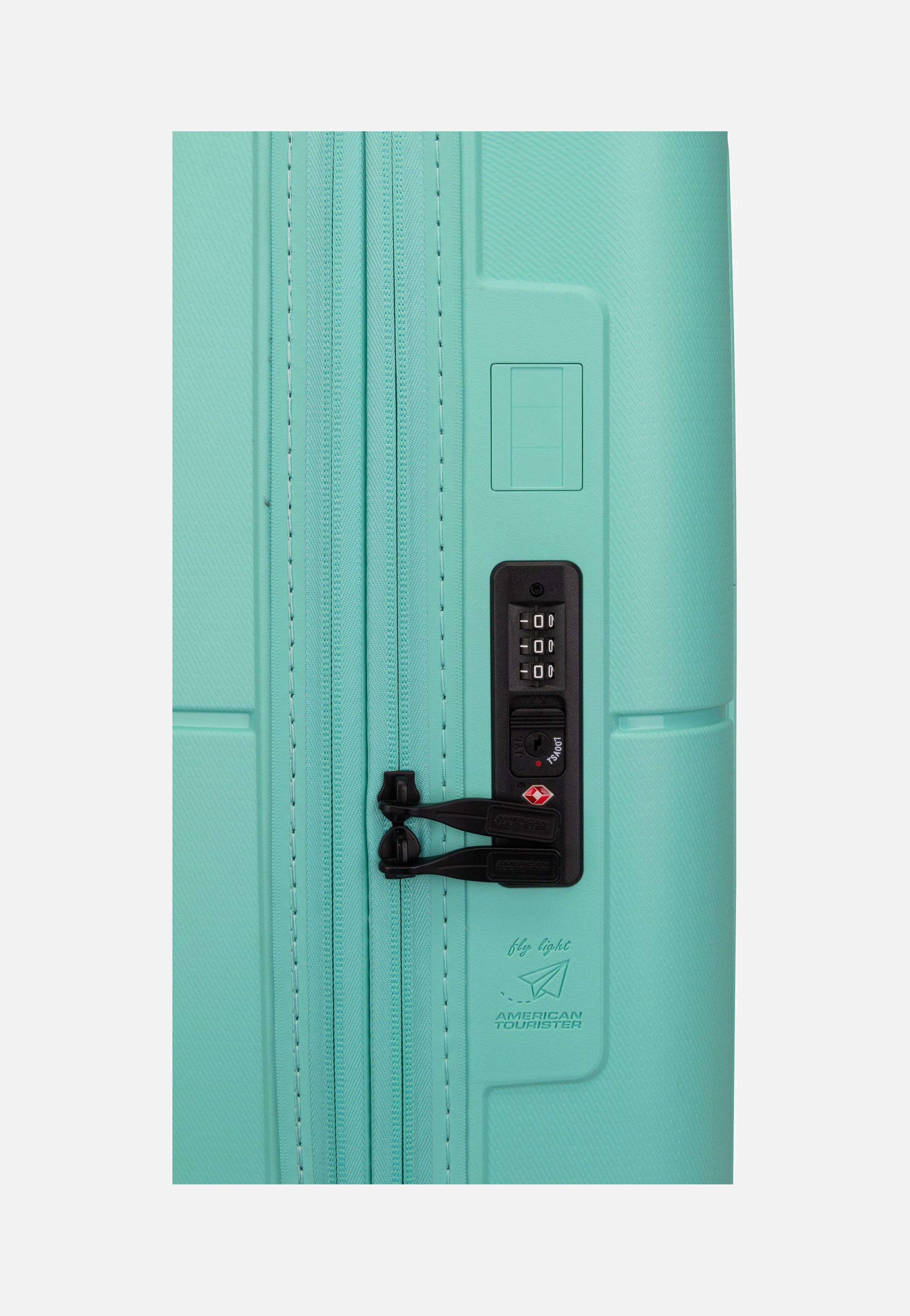 American Tourister Dashpop Spinner 55 EXP Aqua Sky Koffer
