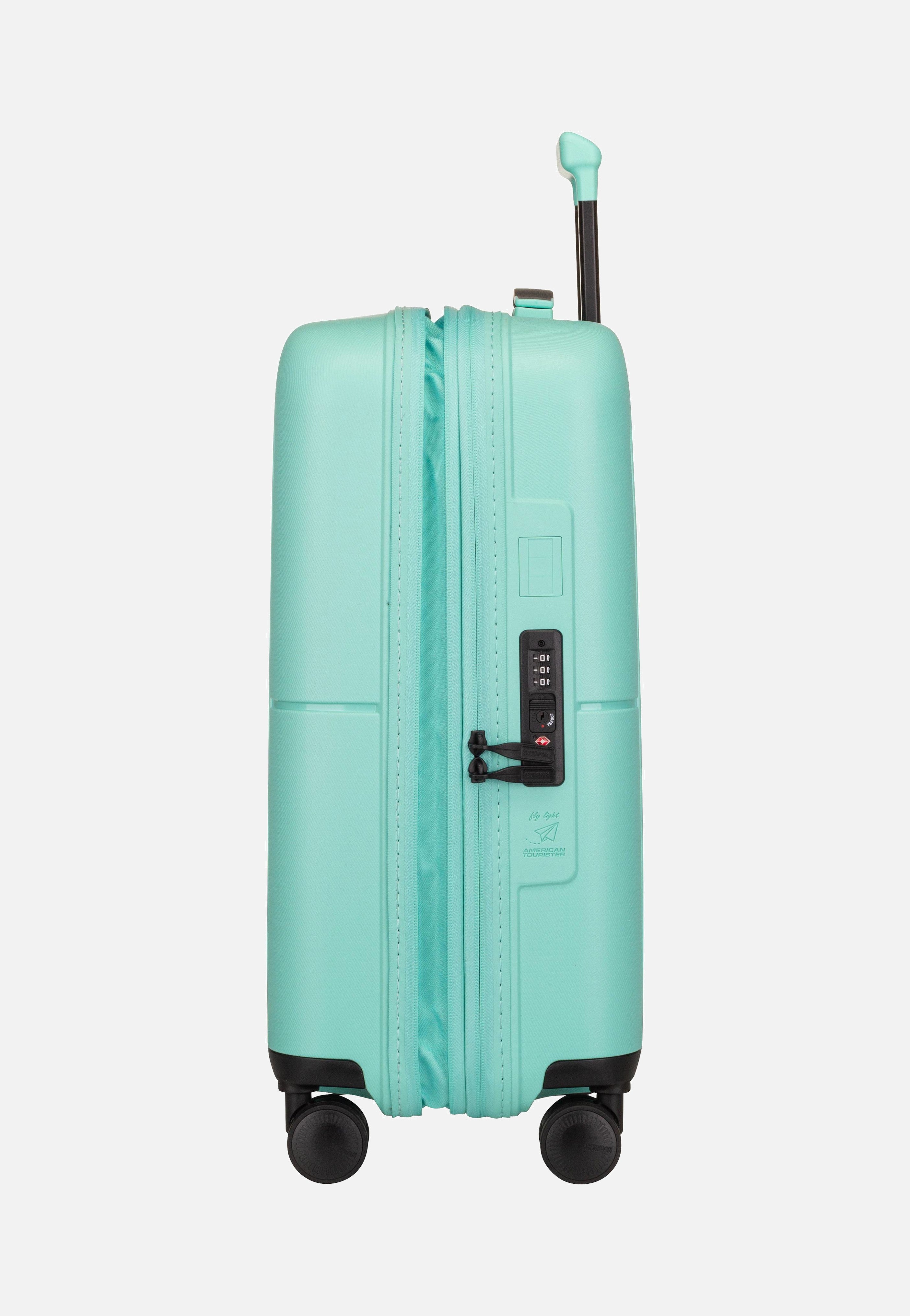 American Tourister Dashpop Spinner 55 EXP Aqua Sky Koffer