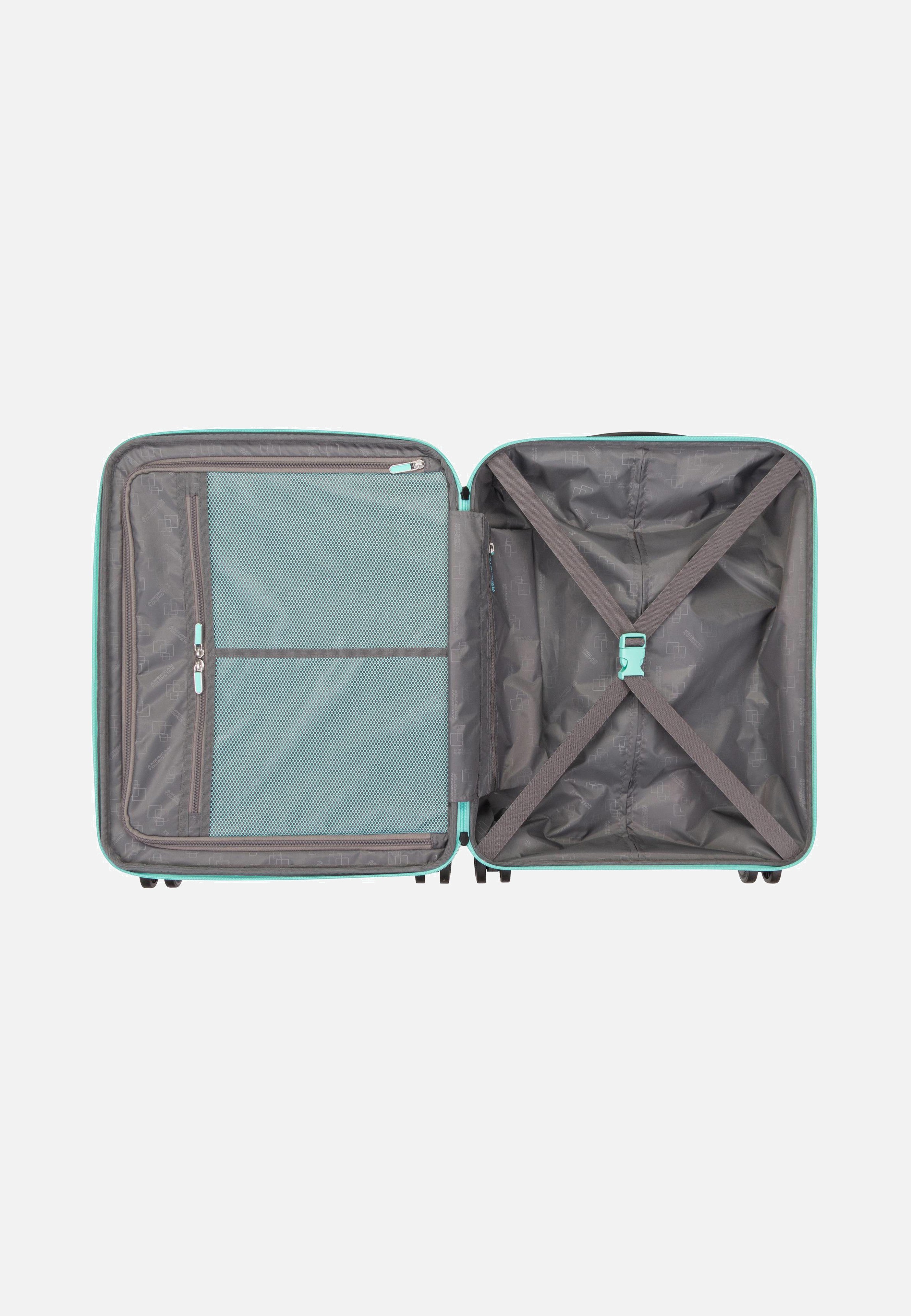 American Tourister Dashpop Spinner 55 EXP Aqua Sky Koffer