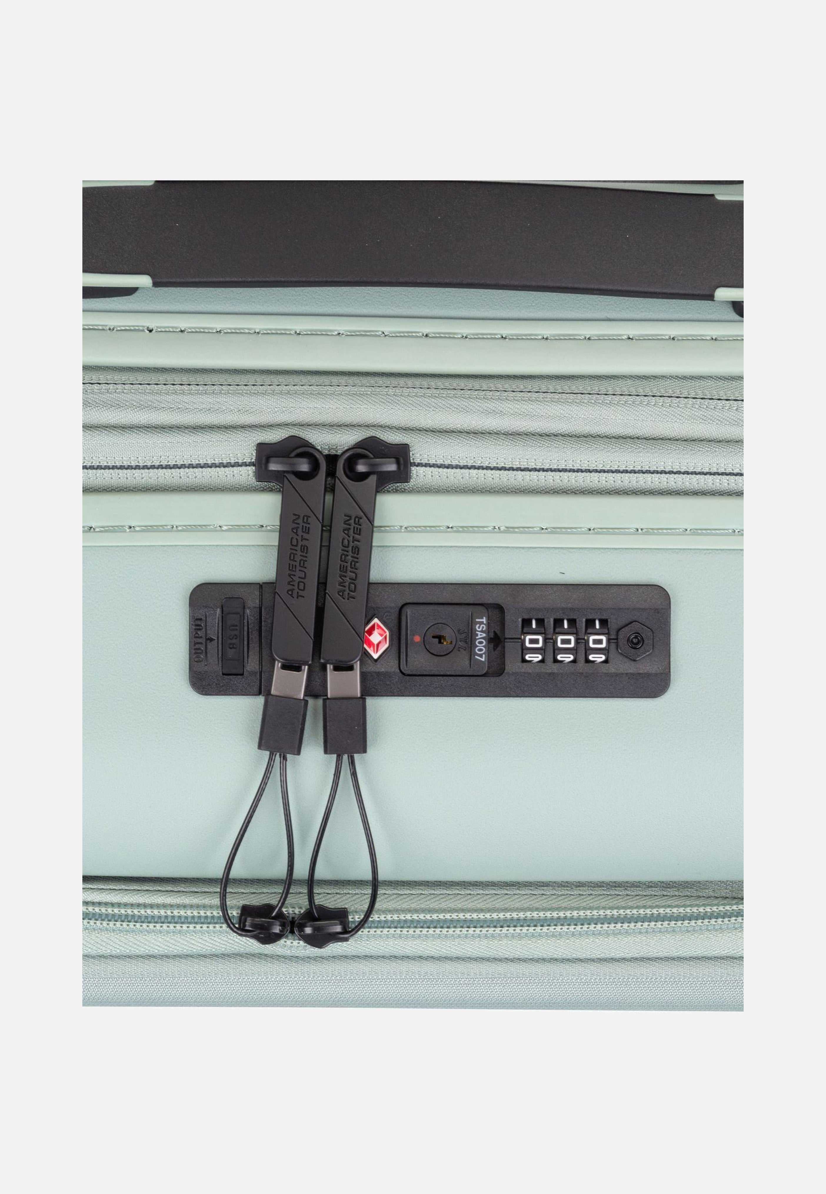 American Tourister - Novastream Spinner 55 EXP Smart Nomad Green - Suitcase | Neutral-Image